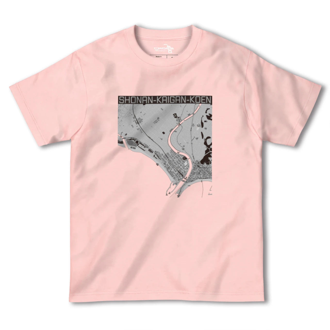 【湘南海岸公園(神奈川県)】地図柄ヘビーウェイトTシャツ