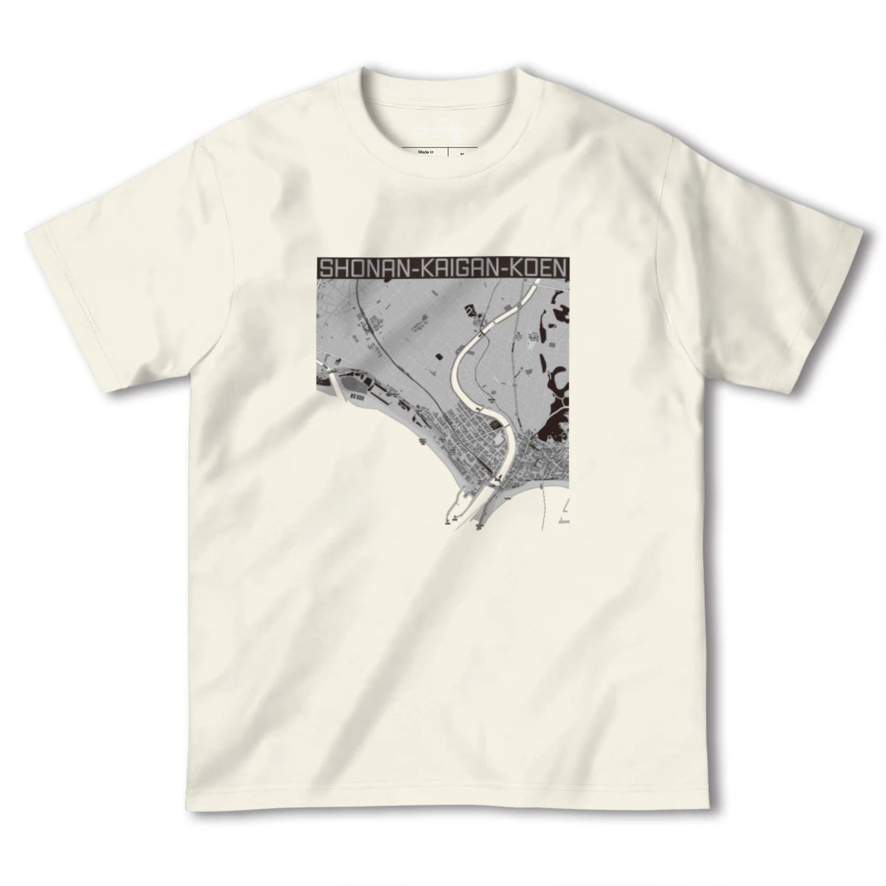 【湘南海岸公園(神奈川県)】地図柄ヘビーウェイトTシャツ