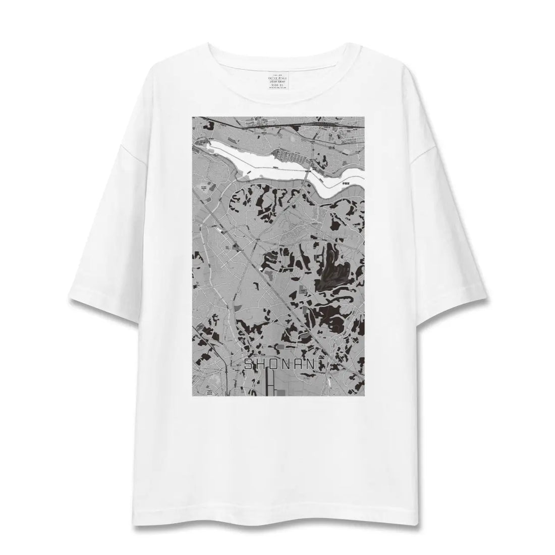 【沼南(千葉県)】地図柄ビッグシルエットTシャツ