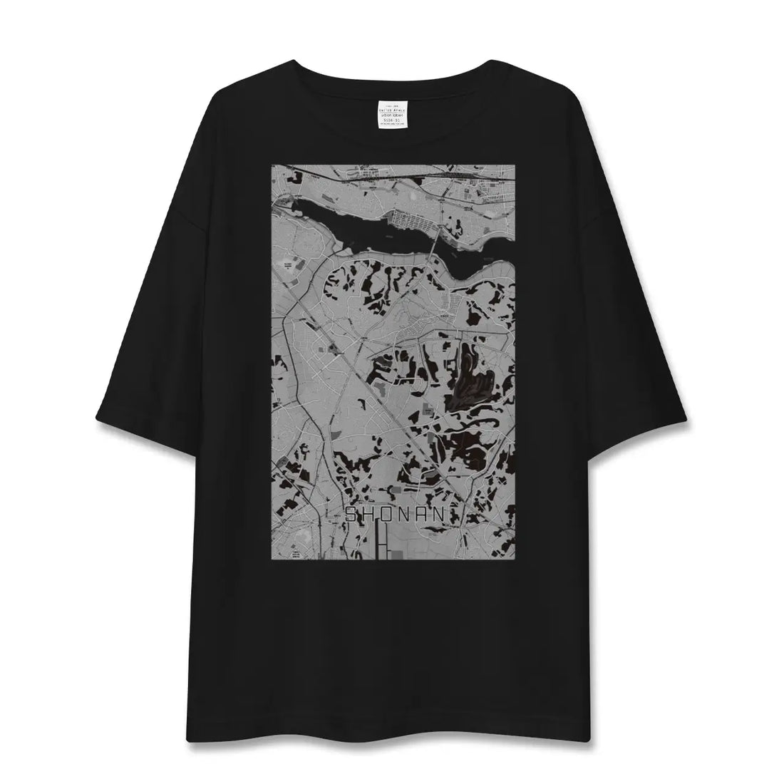 【沼南(千葉県)】地図柄ビッグシルエットTシャツ