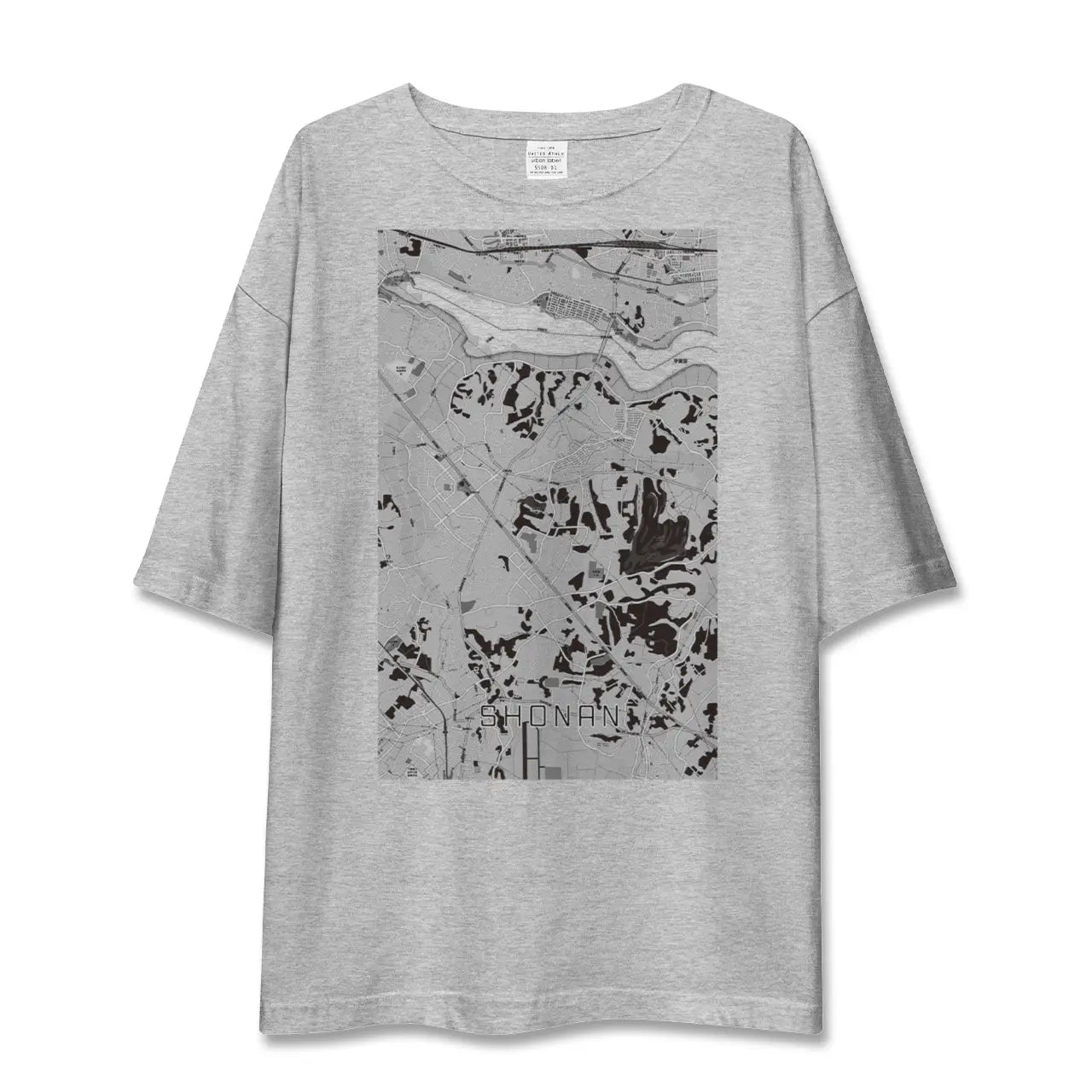 【沼南(千葉県)】地図柄ビッグシルエットTシャツ
