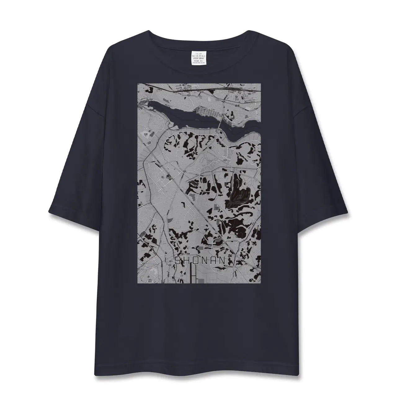 【沼南(千葉県)】地図柄ビッグシルエットTシャツ