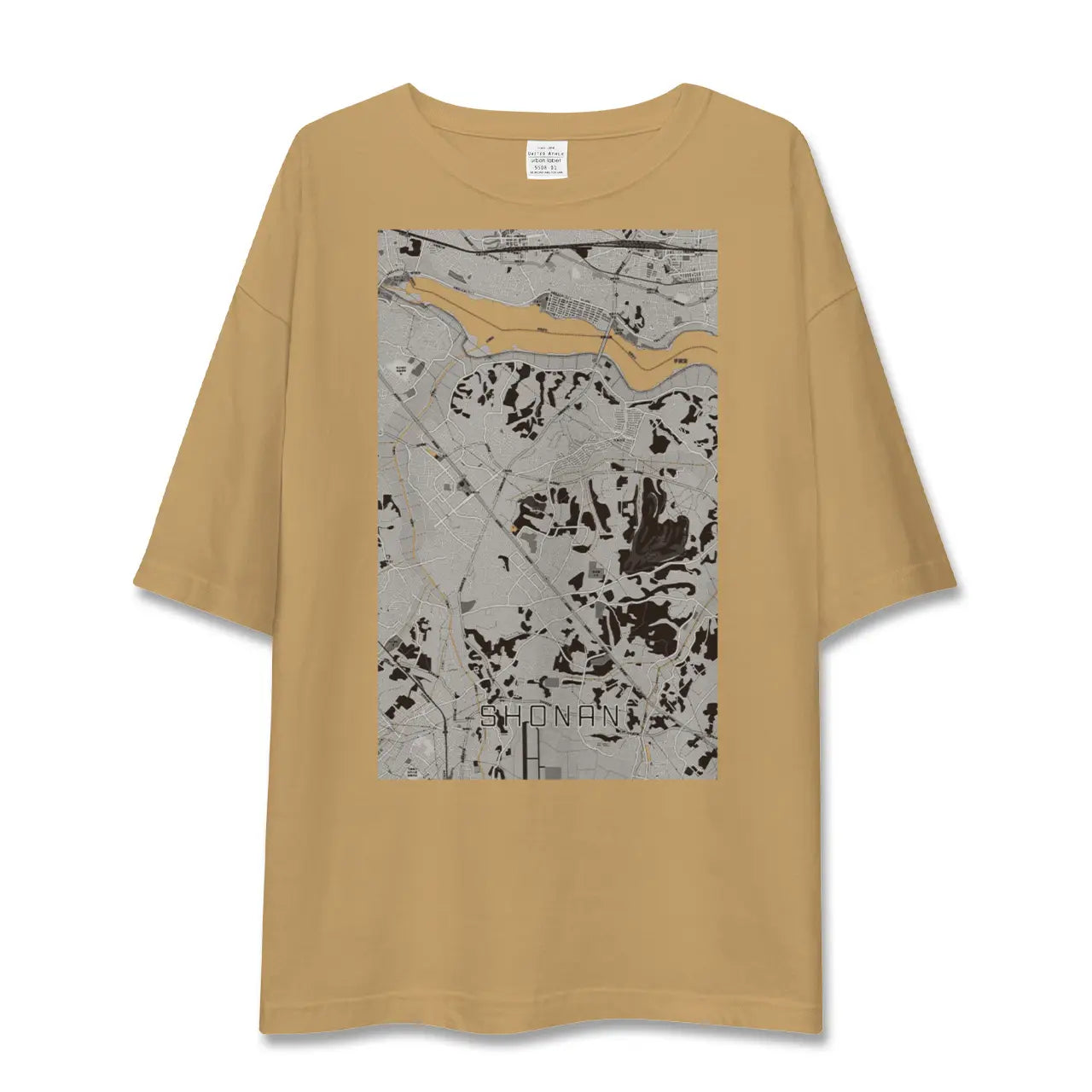 【沼南(千葉県)】地図柄ビッグシルエットTシャツ