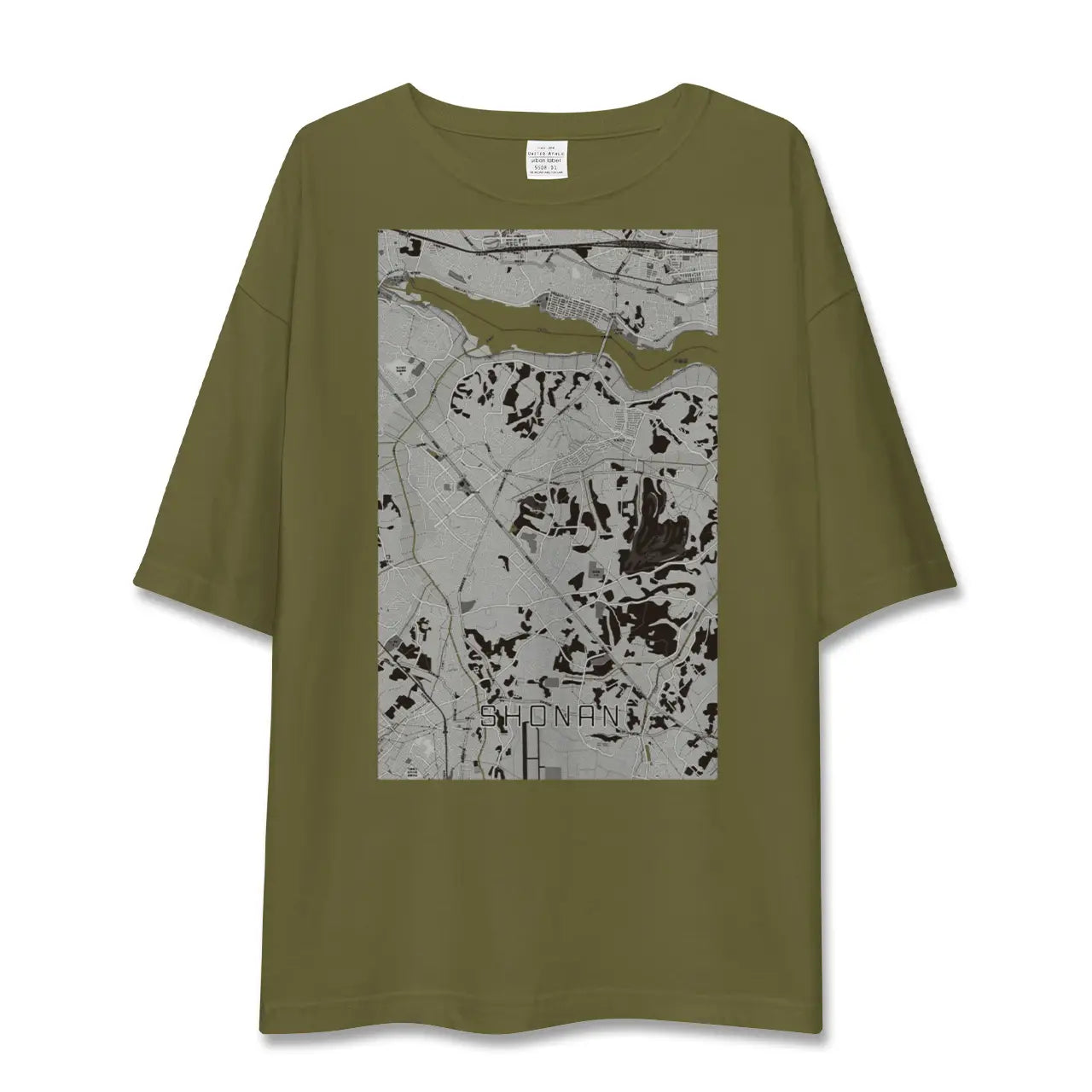 【沼南(千葉県)】地図柄ビッグシルエットTシャツ