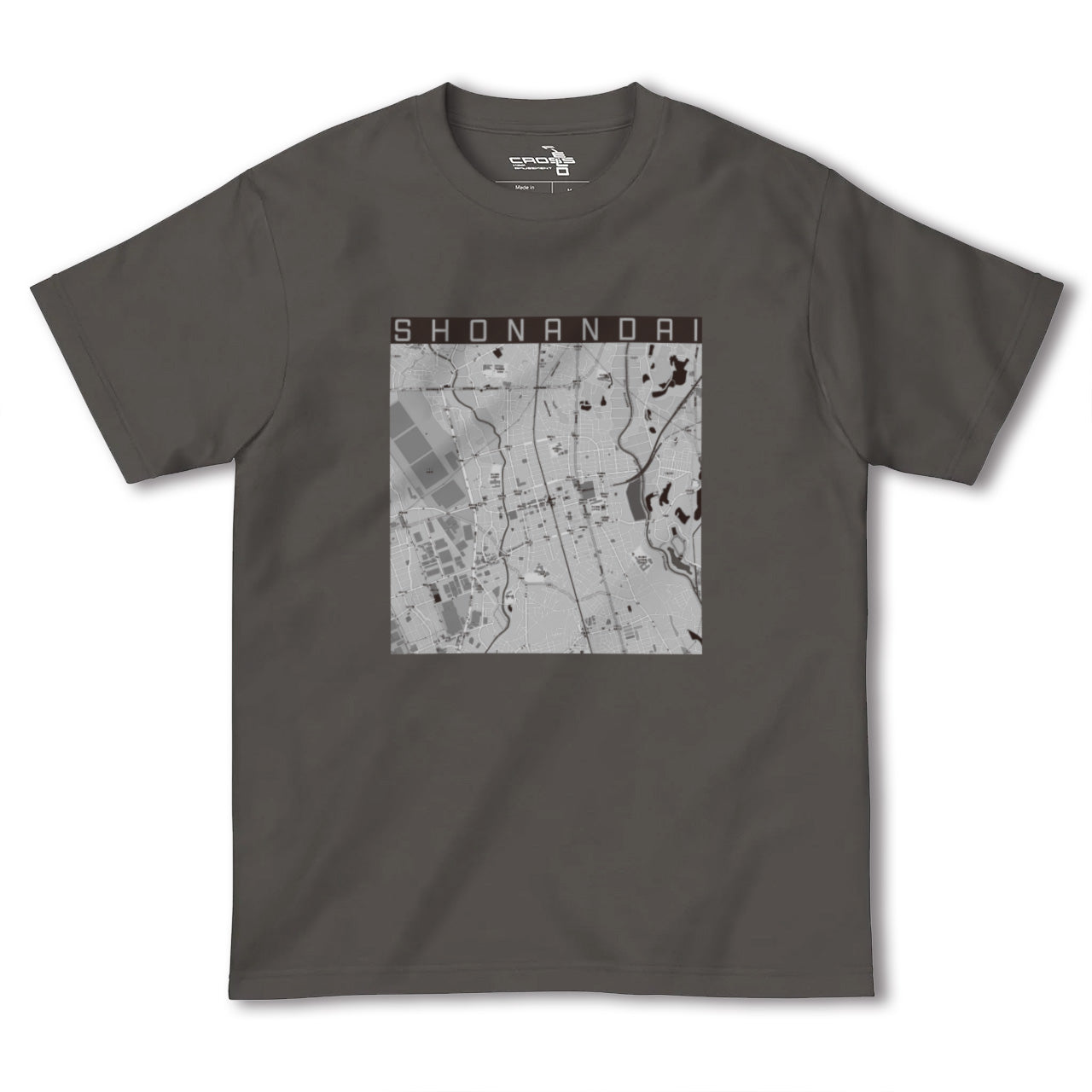【湘南台(神奈川県)】地図柄ヘビーウェイトTシャツ