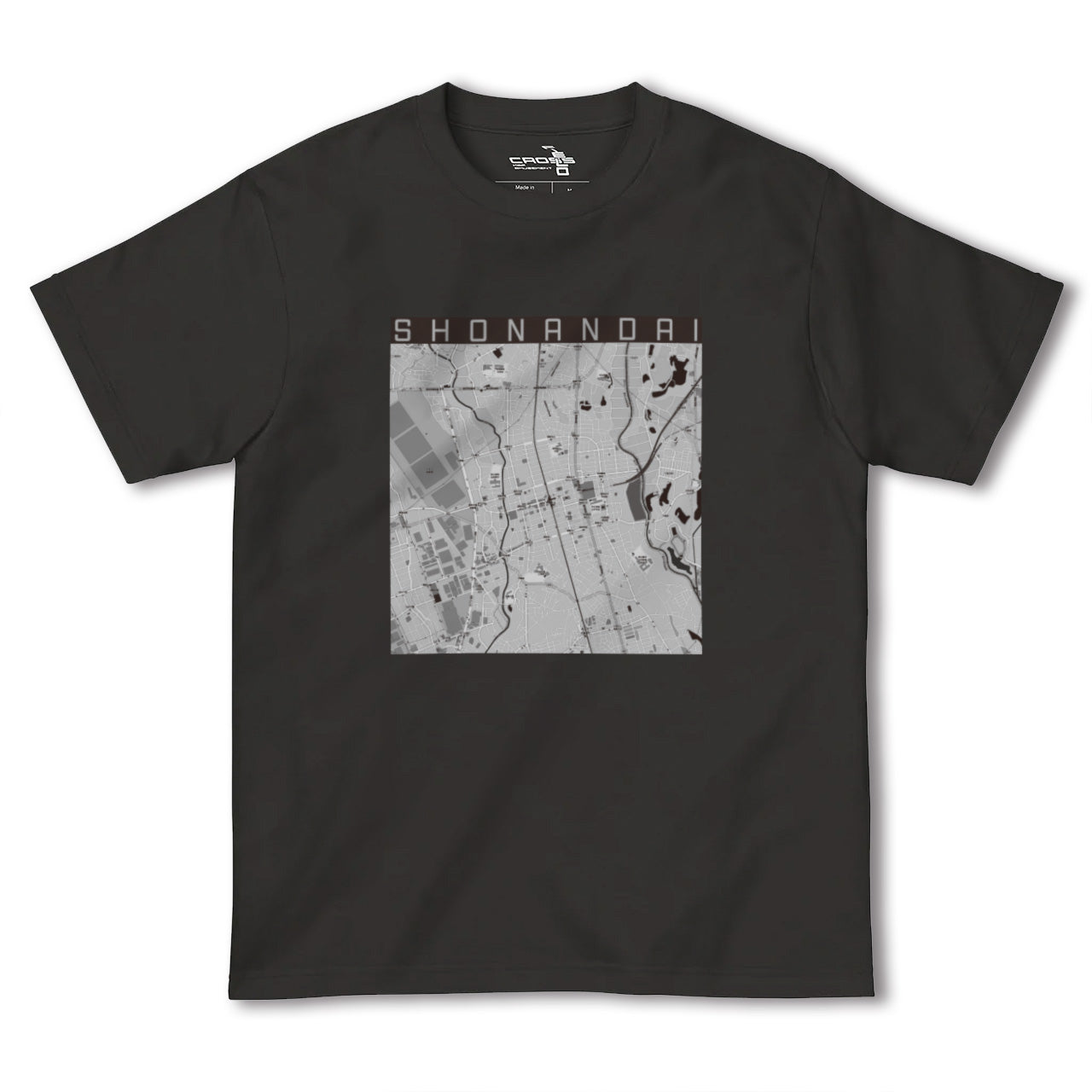 【湘南台(神奈川県)】地図柄ヘビーウェイトTシャツ