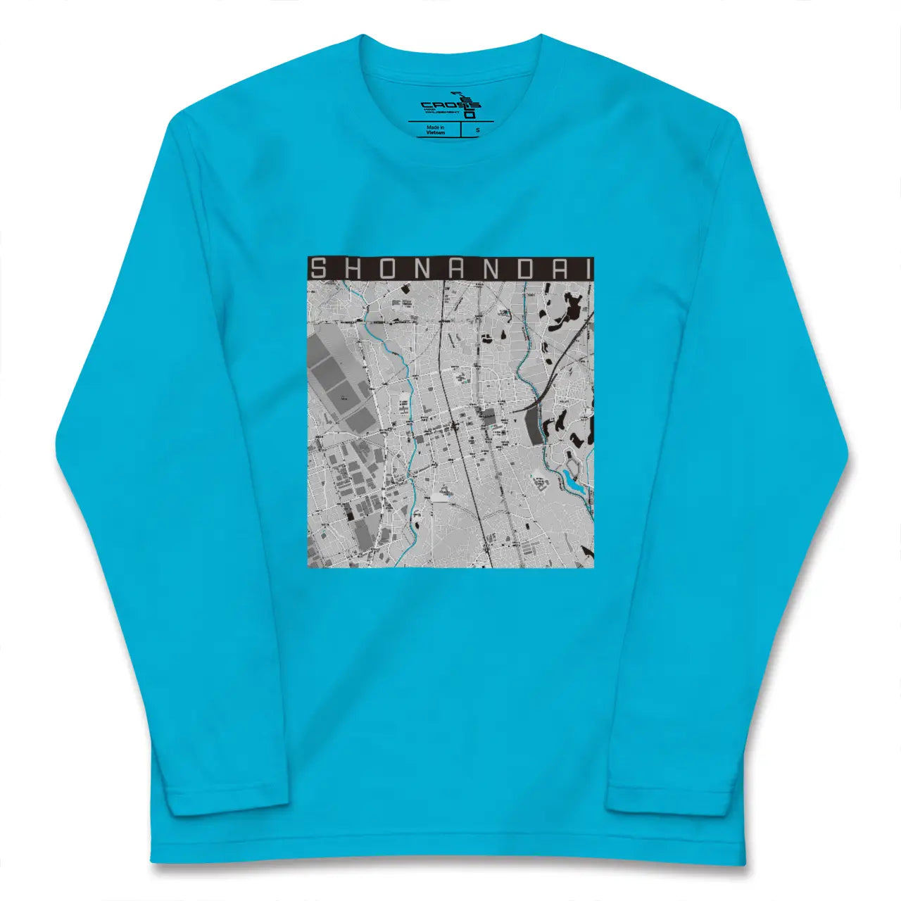 【湘南台(神奈川県)】地図柄ロングスリーブTシャツ