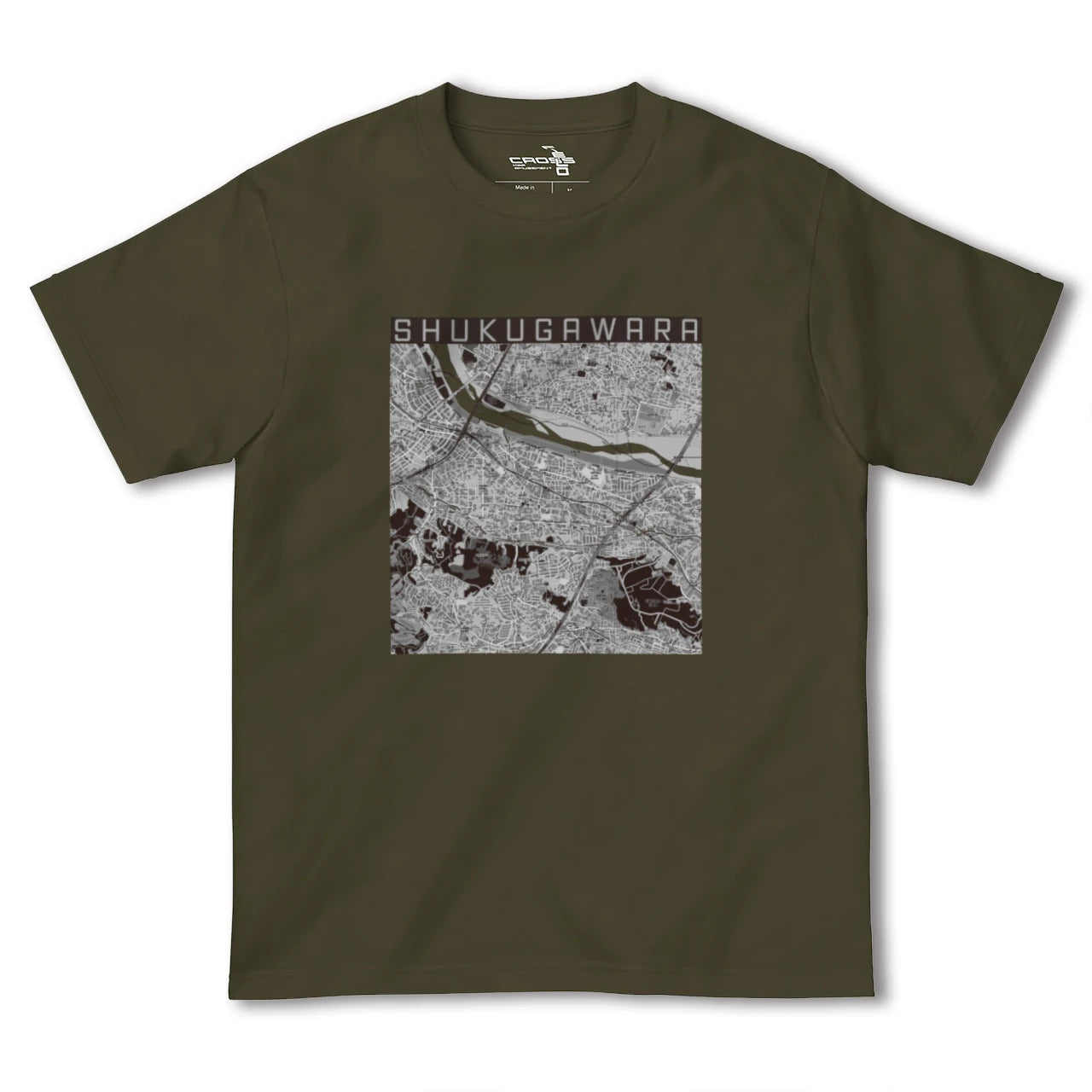【宿河原(神奈川県)】地図柄ヘビーウェイトTシャツ