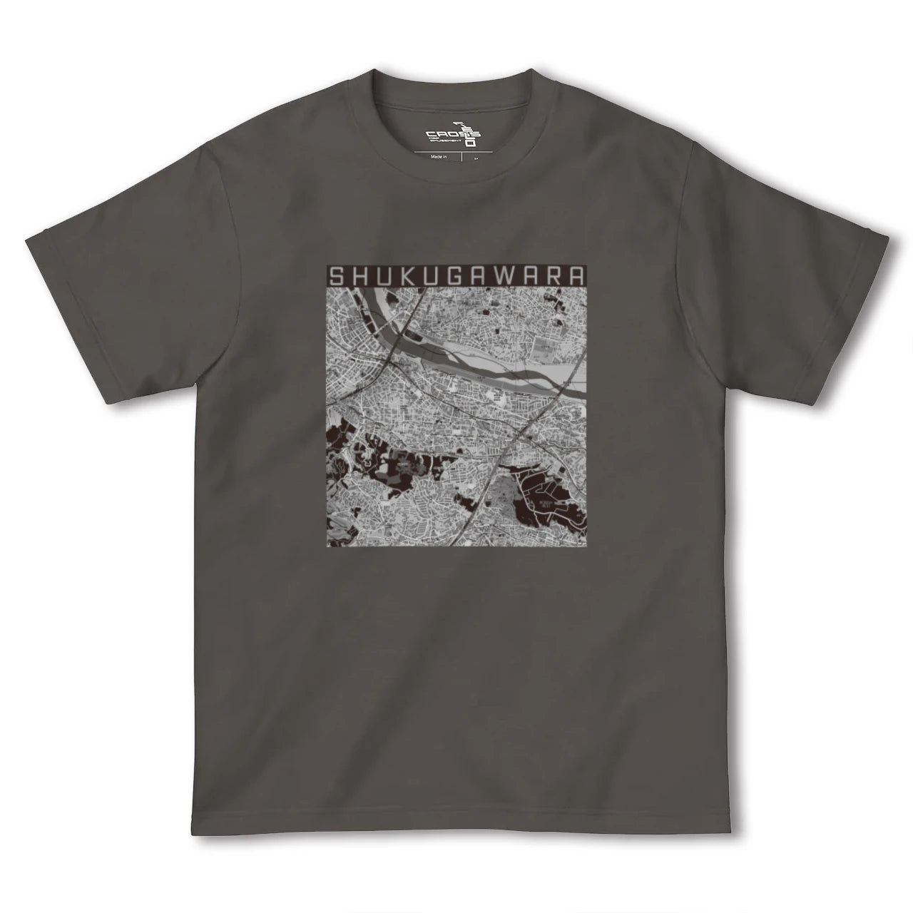 【宿河原(神奈川県)】地図柄ヘビーウェイトTシャツ