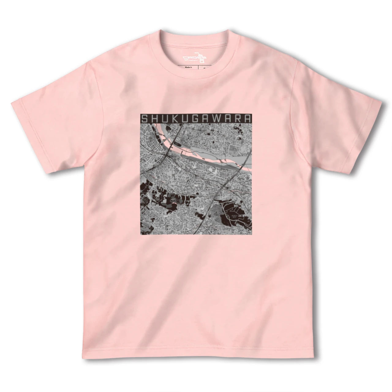 【宿河原(神奈川県)】地図柄ヘビーウェイトTシャツ