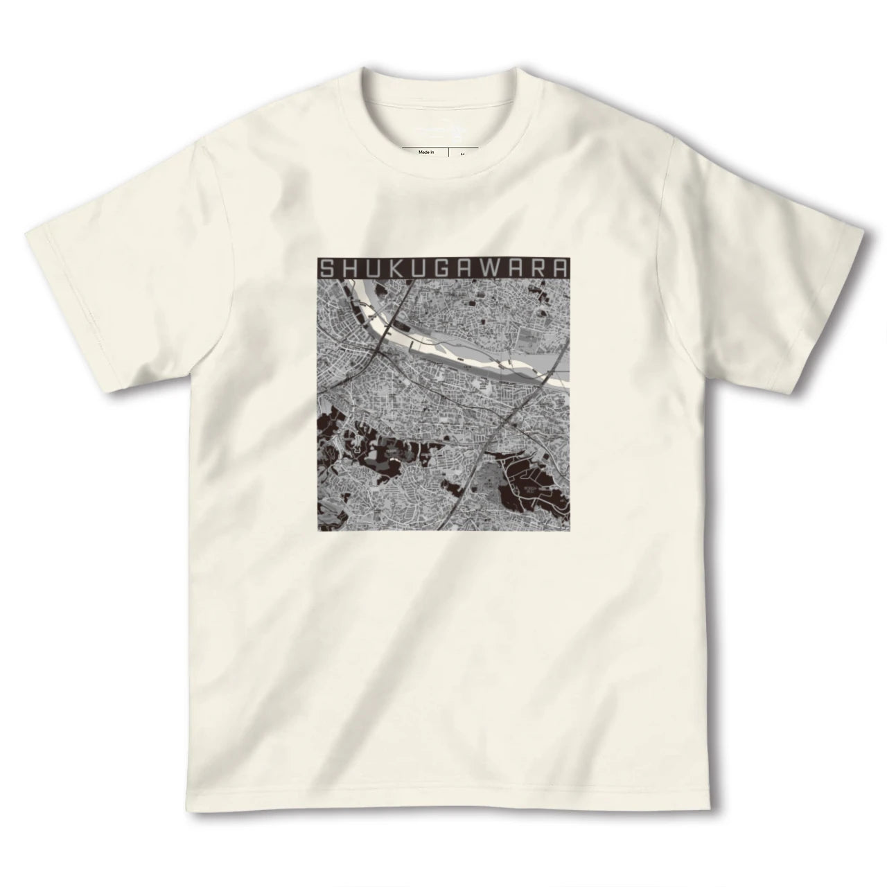 【宿河原(神奈川県)】地図柄ヘビーウェイトTシャツ