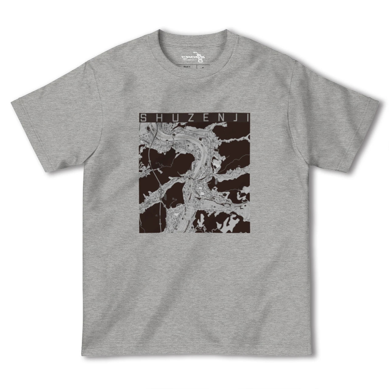 【修善寺(静岡県)】地図柄ヘビーウェイトTシャツ