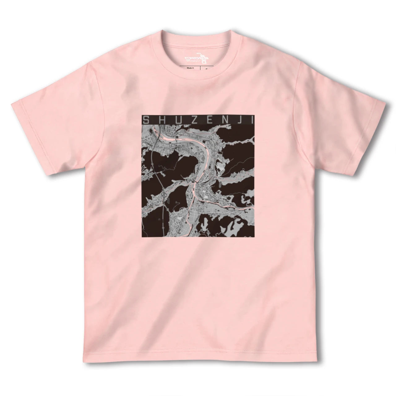 【修善寺(静岡県)】地図柄ヘビーウェイトTシャツ