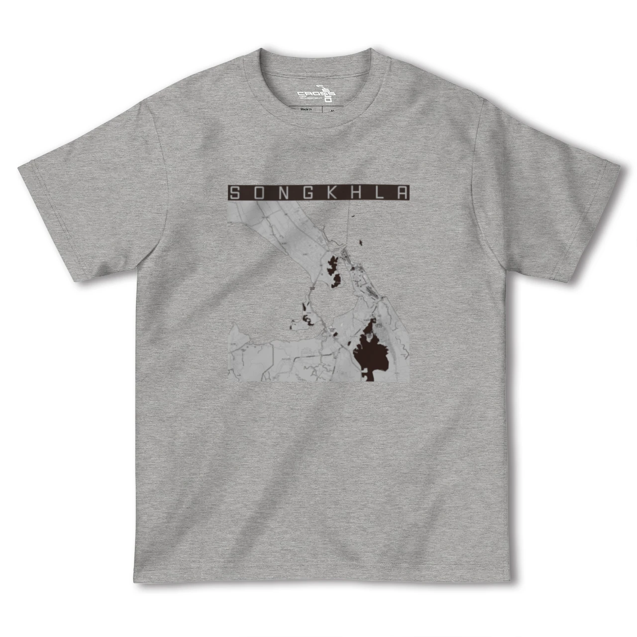 【ソンクラー(タイ)】地図柄ヘビーウェイトTシャツ