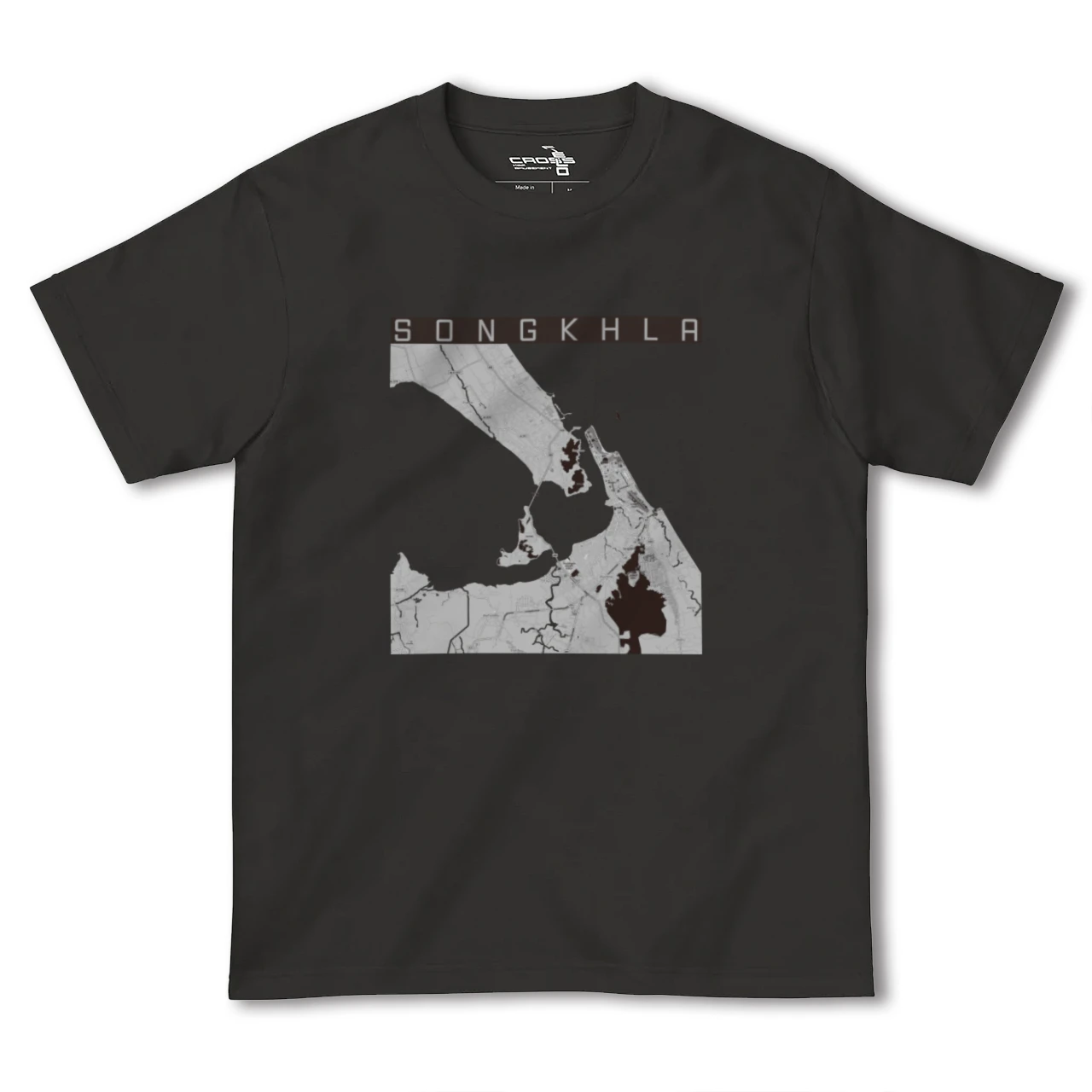 【ソンクラー(タイ)】地図柄ヘビーウェイトTシャツ