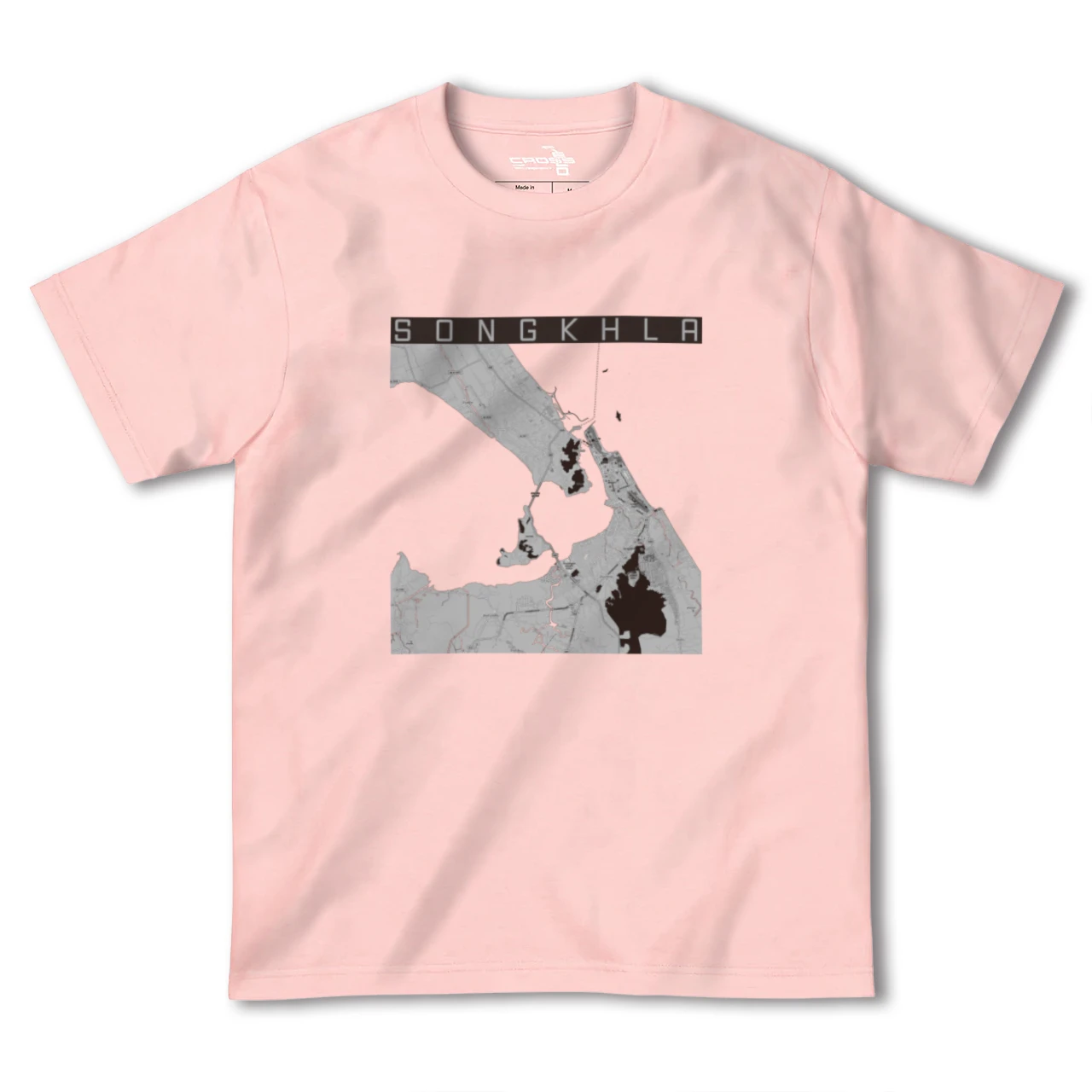 【ソンクラー(タイ)】地図柄ヘビーウェイトTシャツ