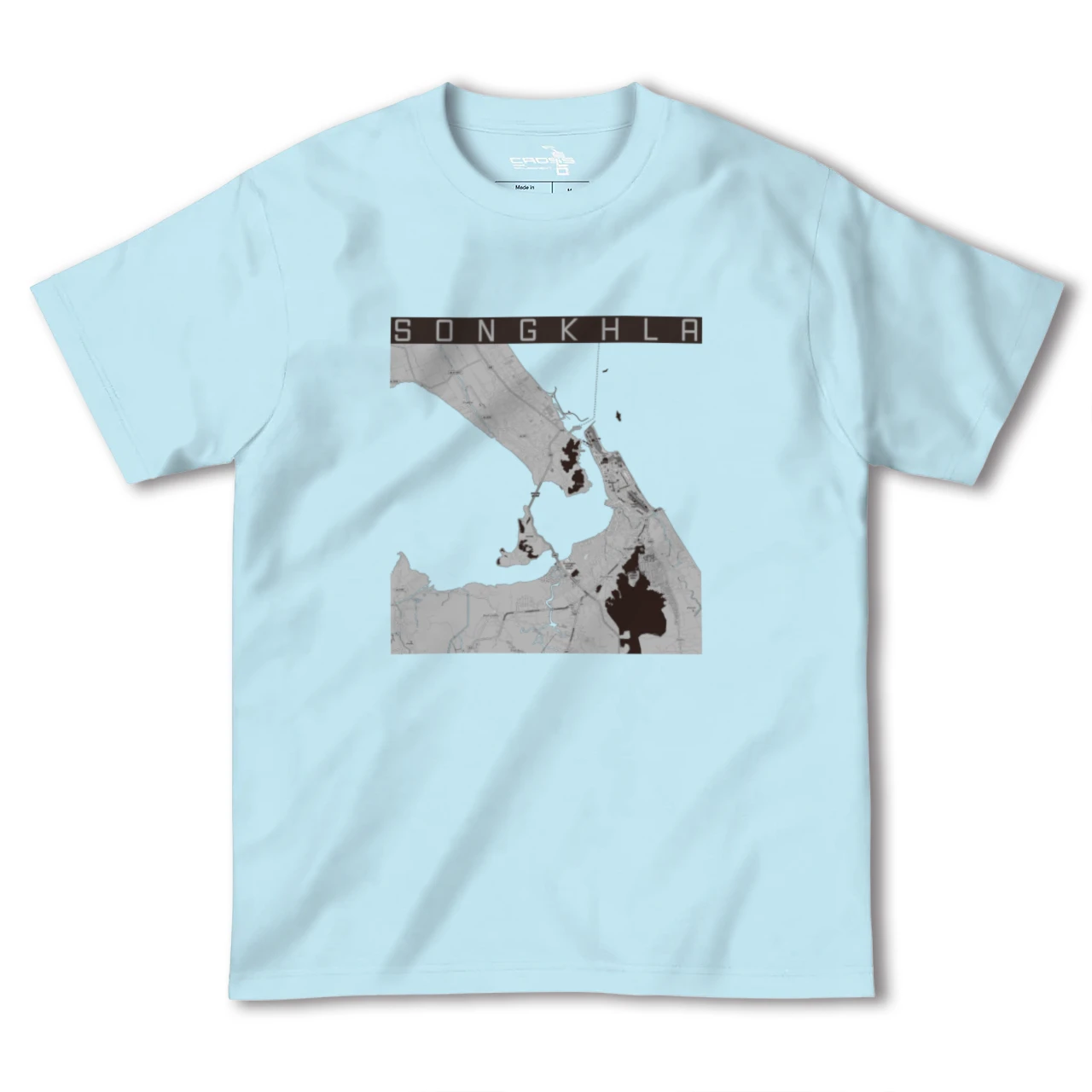 【ソンクラー(タイ)】地図柄ヘビーウェイトTシャツ