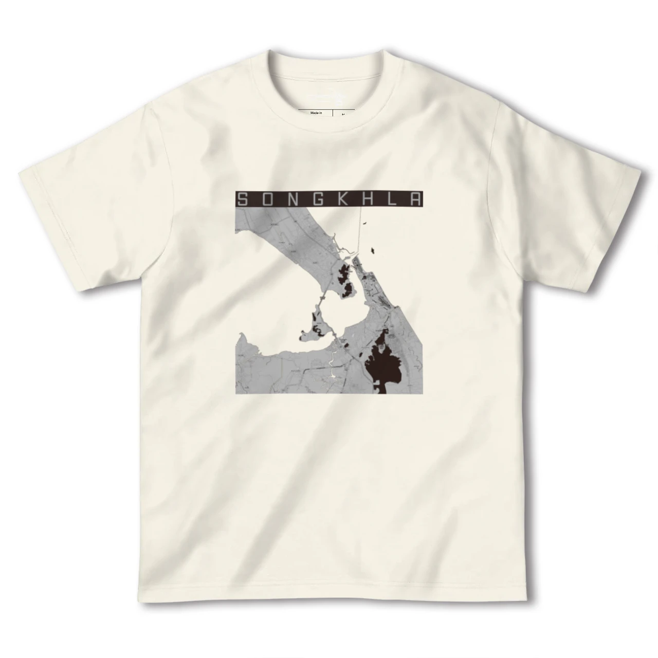 【ソンクラー(タイ)】地図柄ヘビーウェイトTシャツ