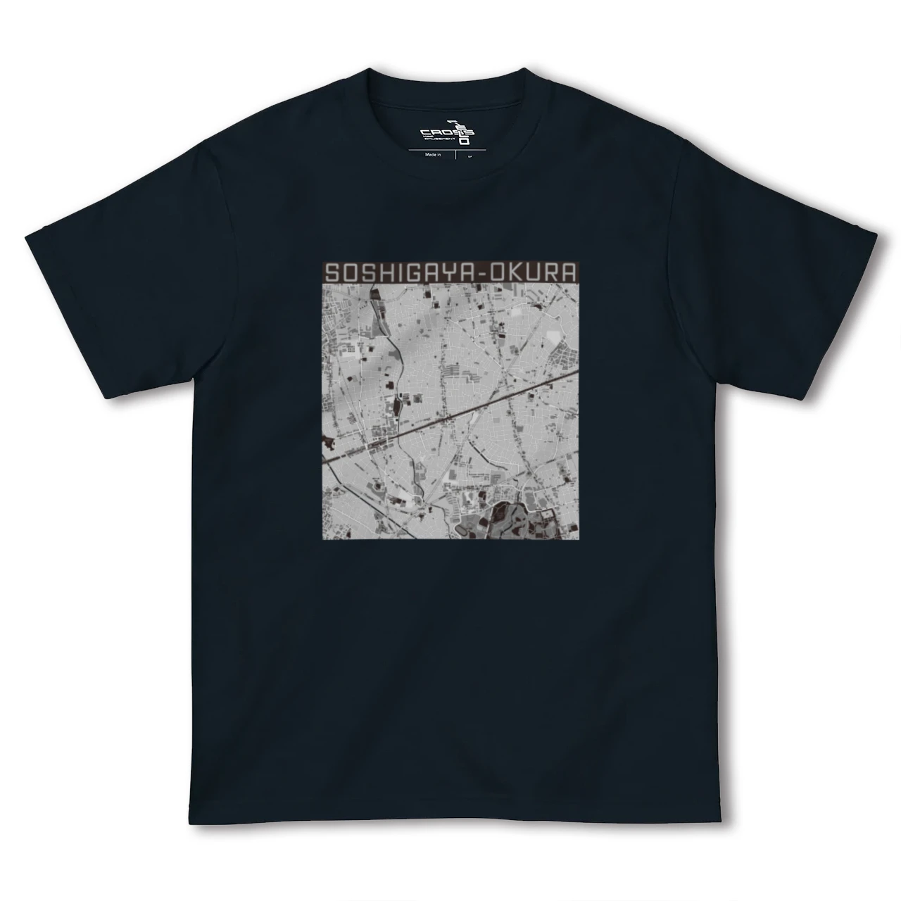 【祖師ヶ谷大蔵(東京都)】地図柄ヘビーウェイトTシャツ