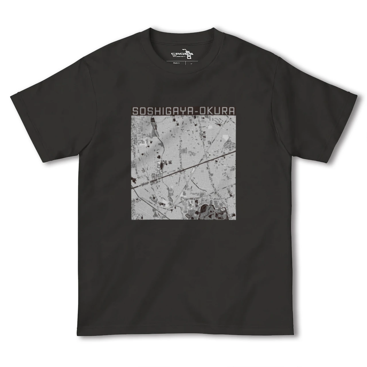 【祖師ヶ谷大蔵(東京都)】地図柄ヘビーウェイトTシャツ