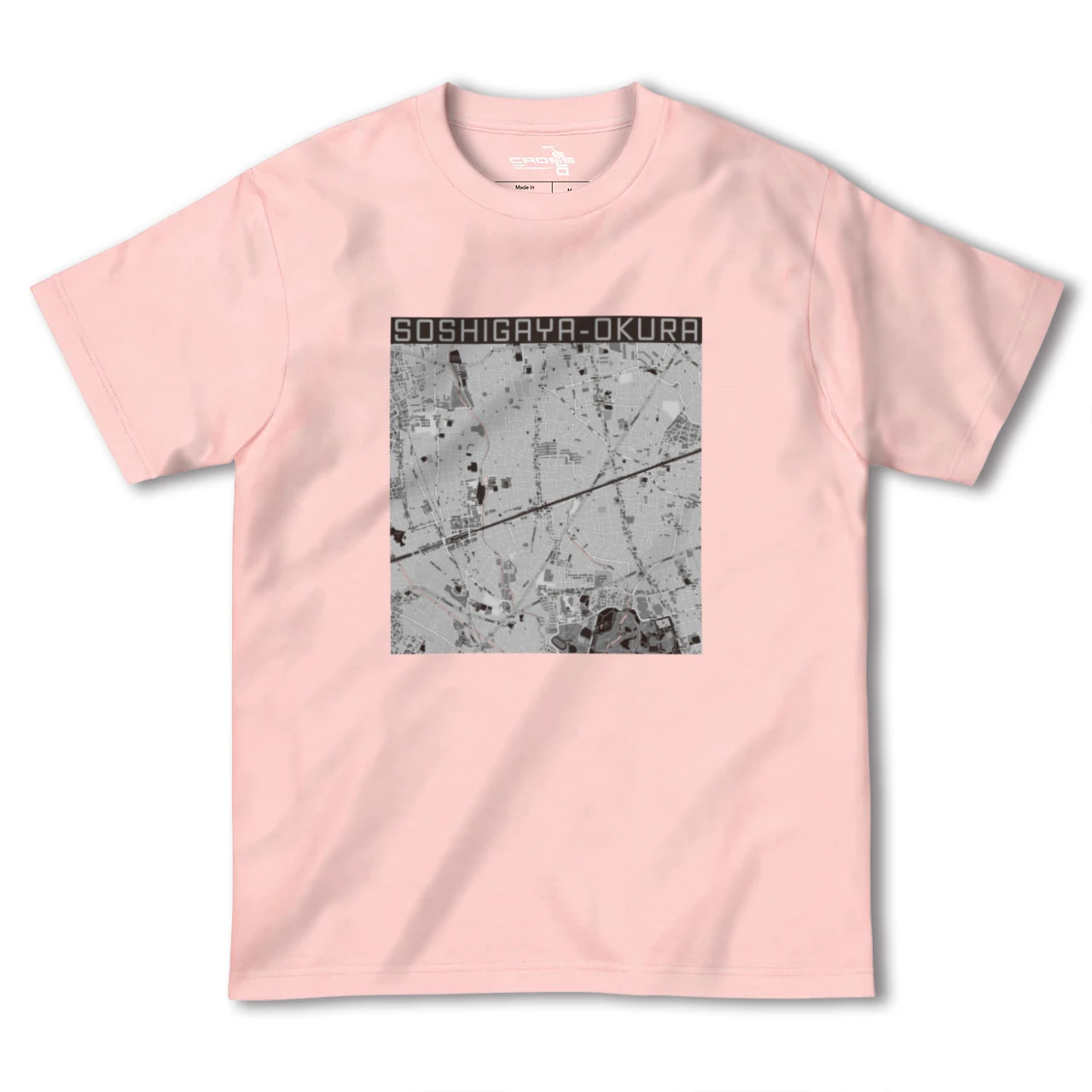 【祖師ヶ谷大蔵(東京都)】地図柄ヘビーウェイトTシャツ