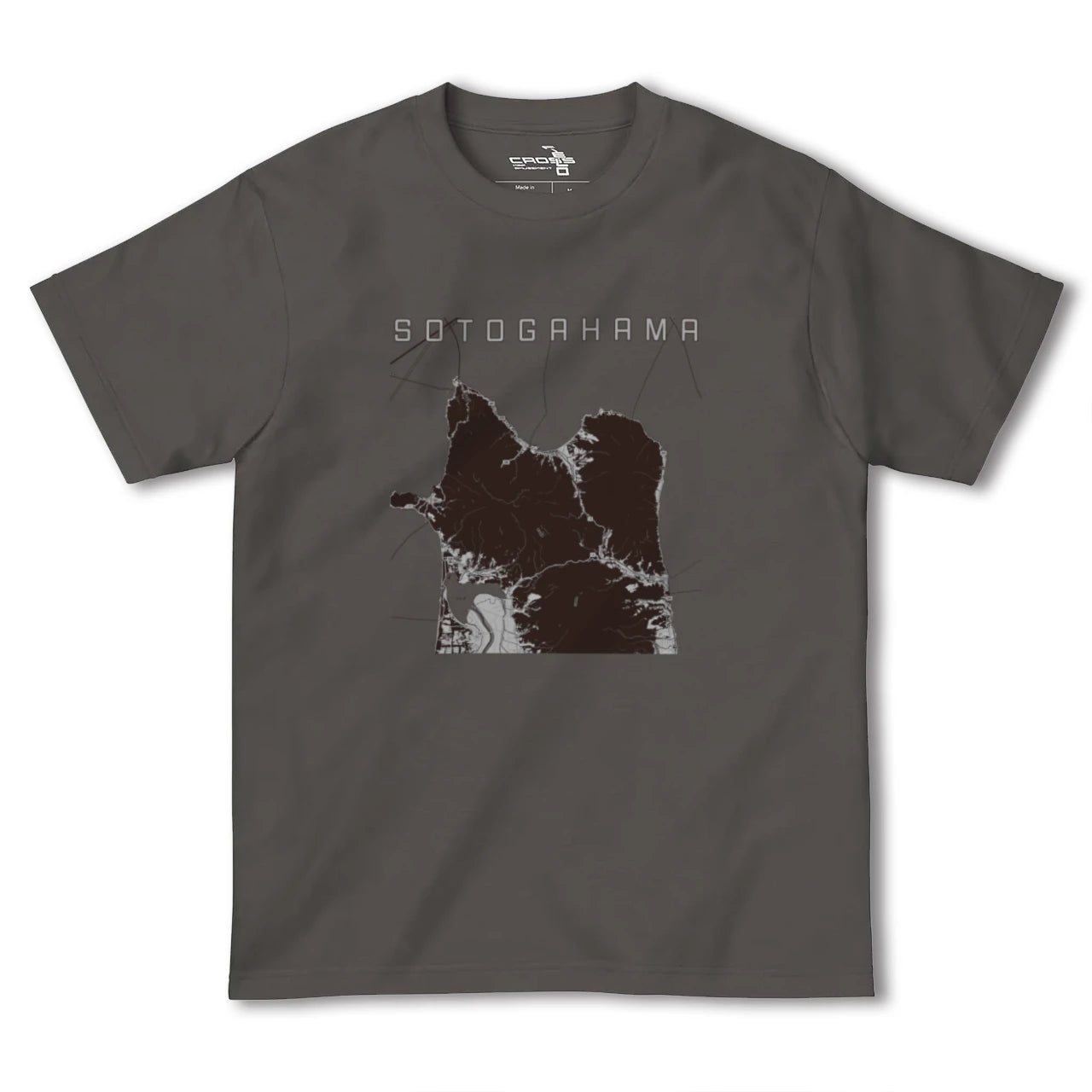 【外ヶ浜(青森県)】地図柄ヘビーウェイトTシャツ