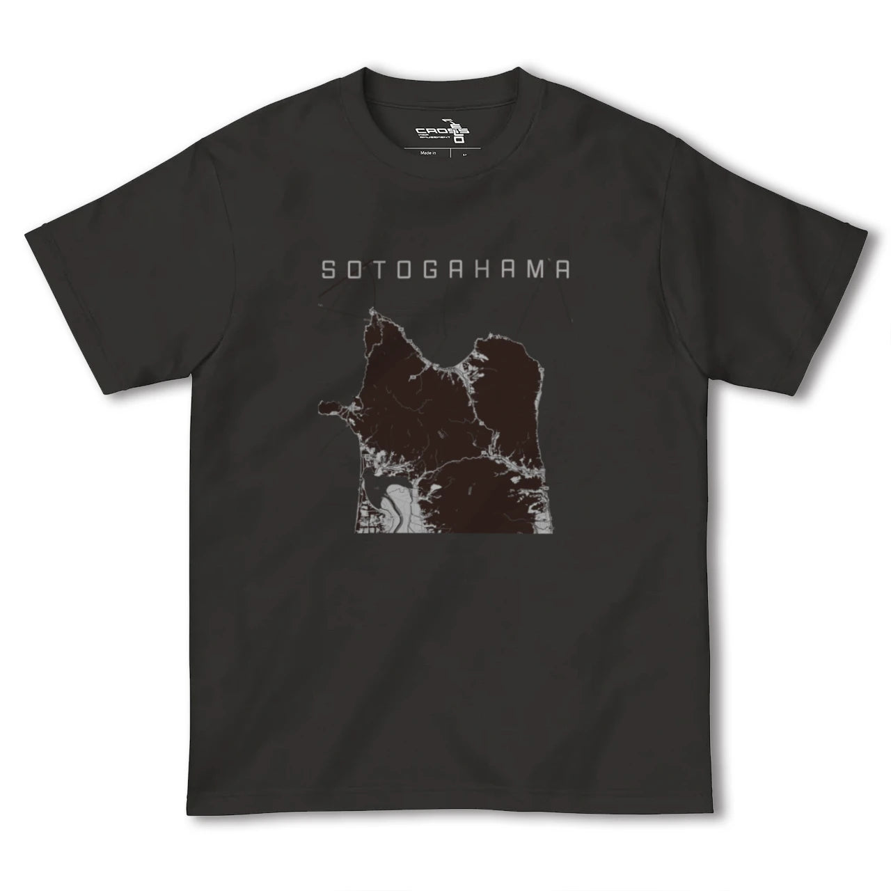 【外ヶ浜(青森県)】地図柄ヘビーウェイトTシャツ
