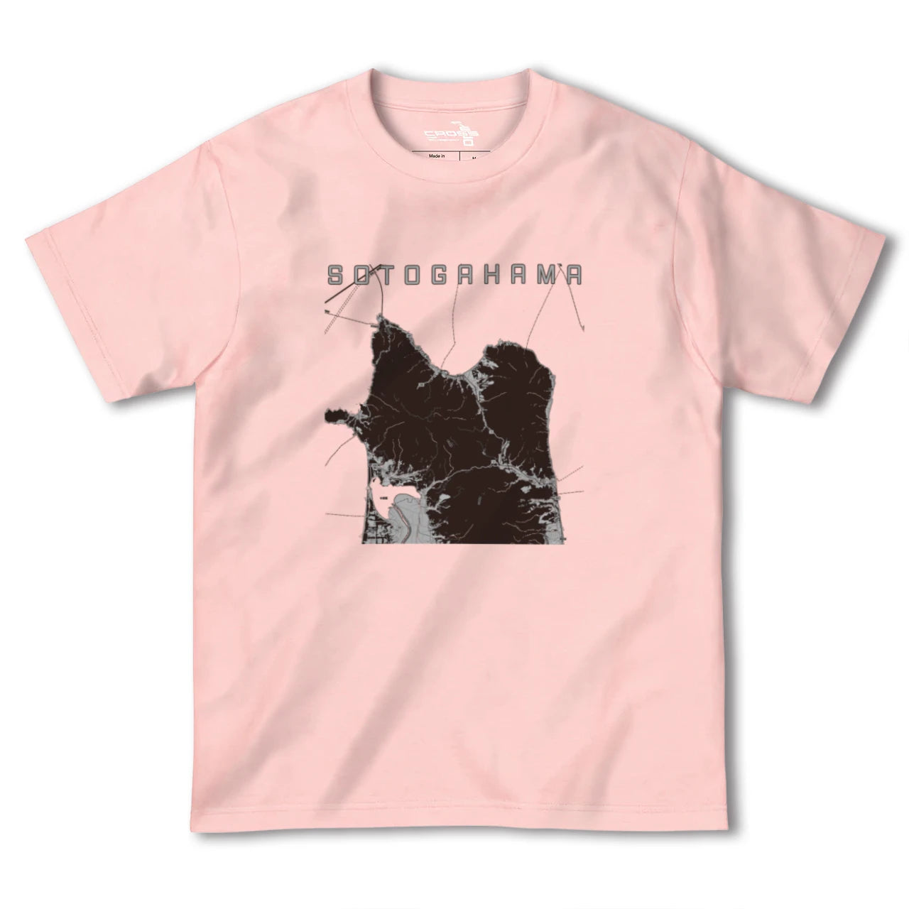 【外ヶ浜(青森県)】地図柄ヘビーウェイトTシャツ
