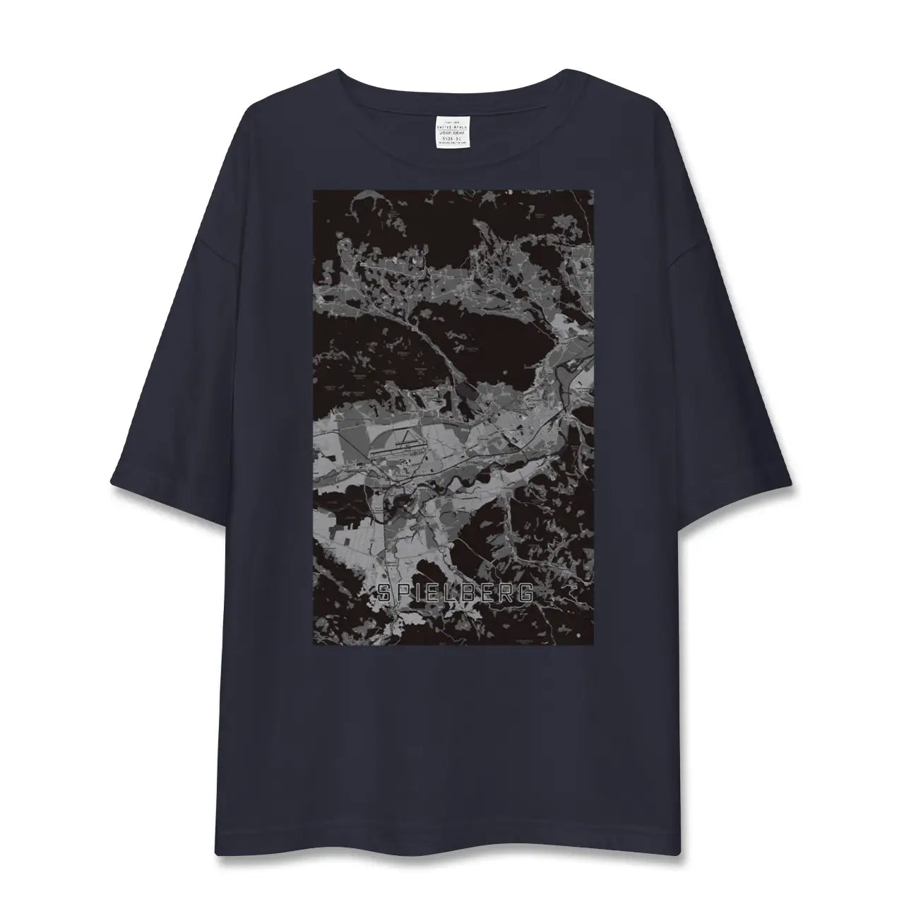 【シュピールベルク(オーストリア)】地図柄ビッグシルエットTシャツ