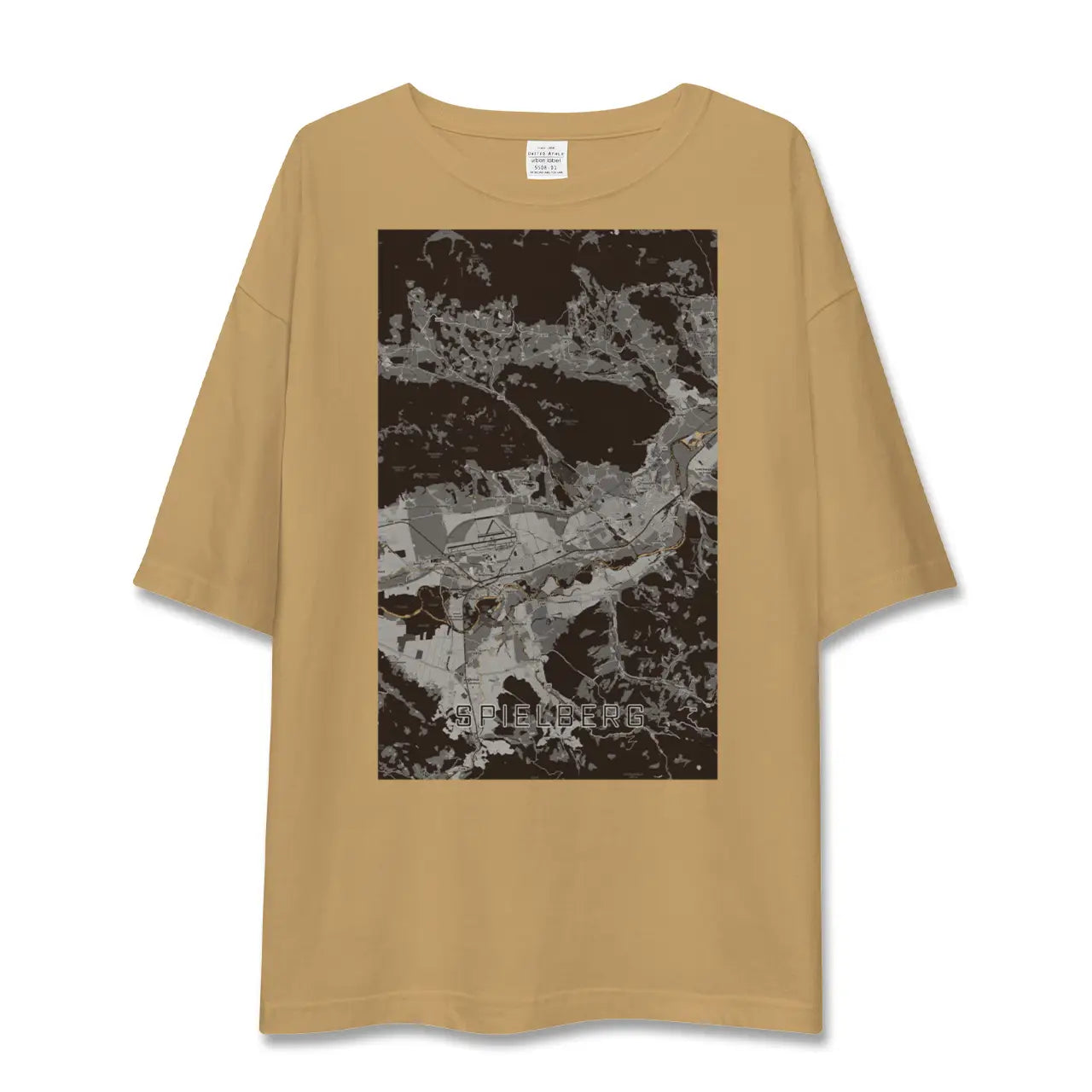 【シュピールベルク(オーストリア)】地図柄ビッグシルエットTシャツ