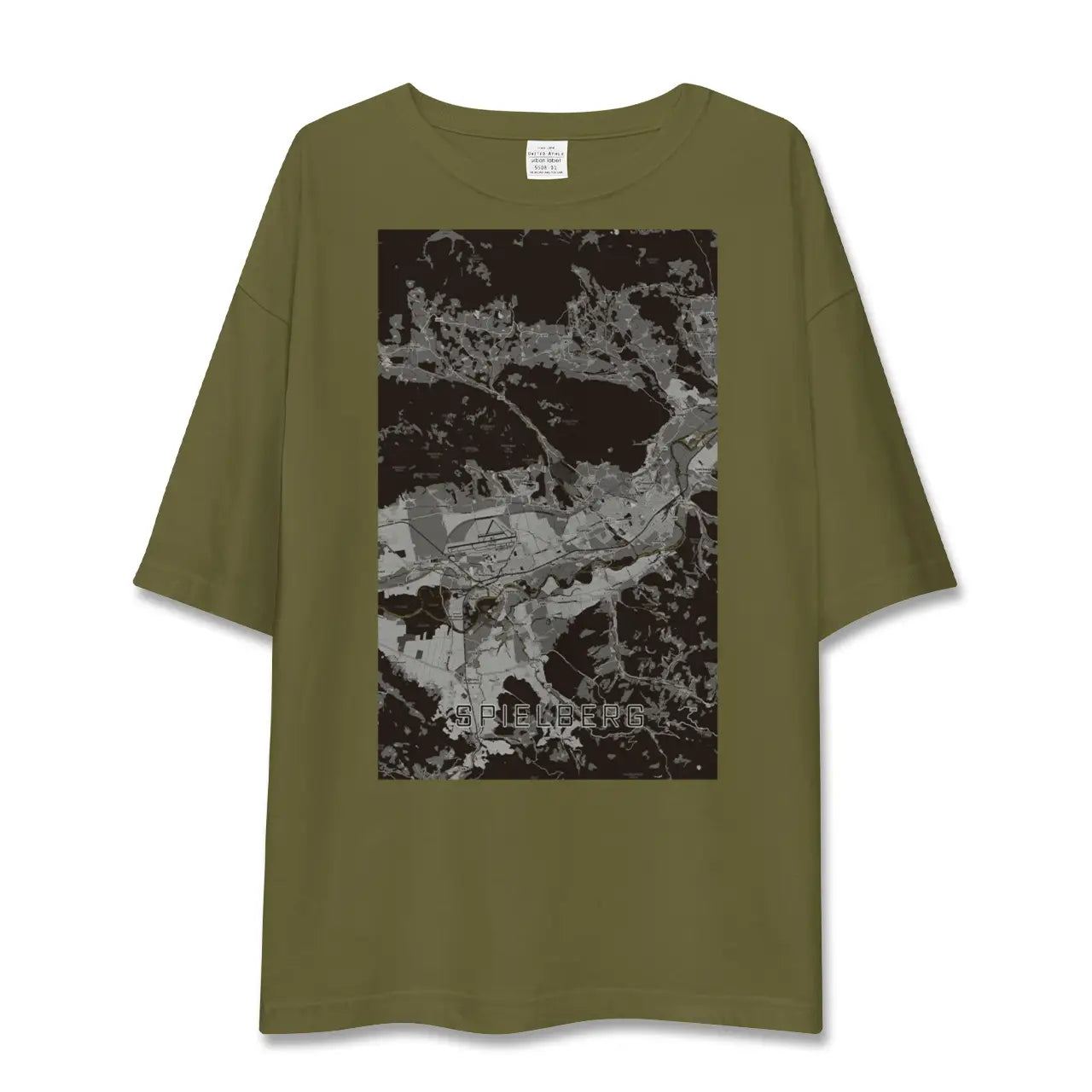 【シュピールベルク(オーストリア)】地図柄ビッグシルエットTシャツ