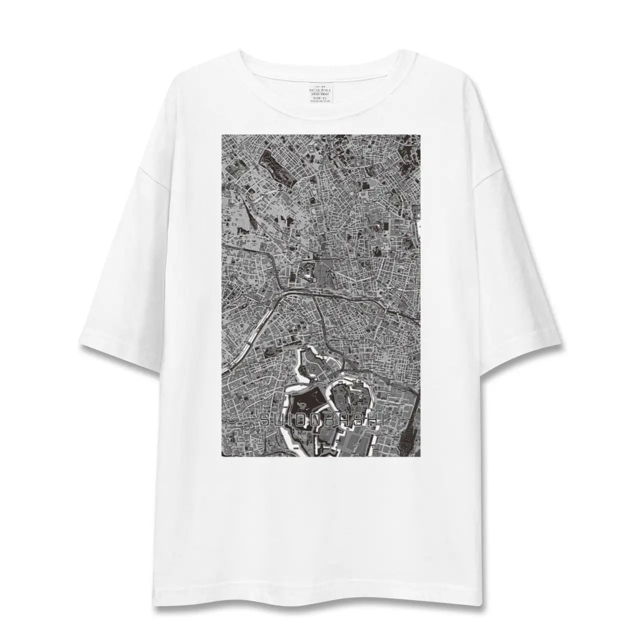 【水道橋(東京都)】地図柄ビッグシルエットTシャツ