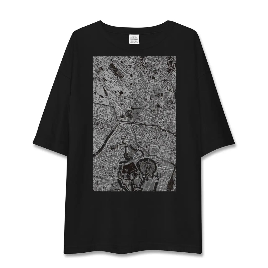 【水道橋(東京都)】地図柄ビッグシルエットTシャツ