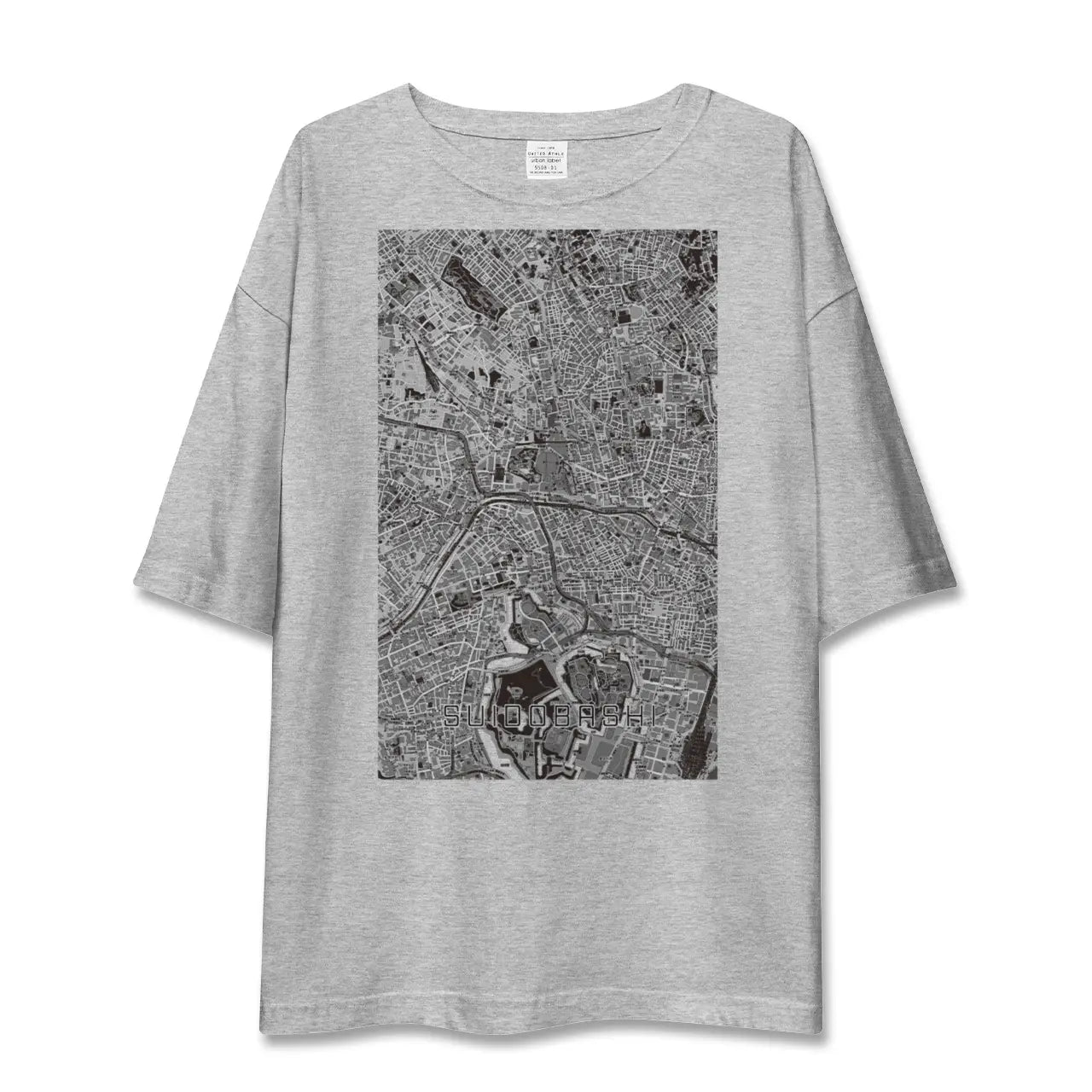 【水道橋(東京都)】地図柄ビッグシルエットTシャツ