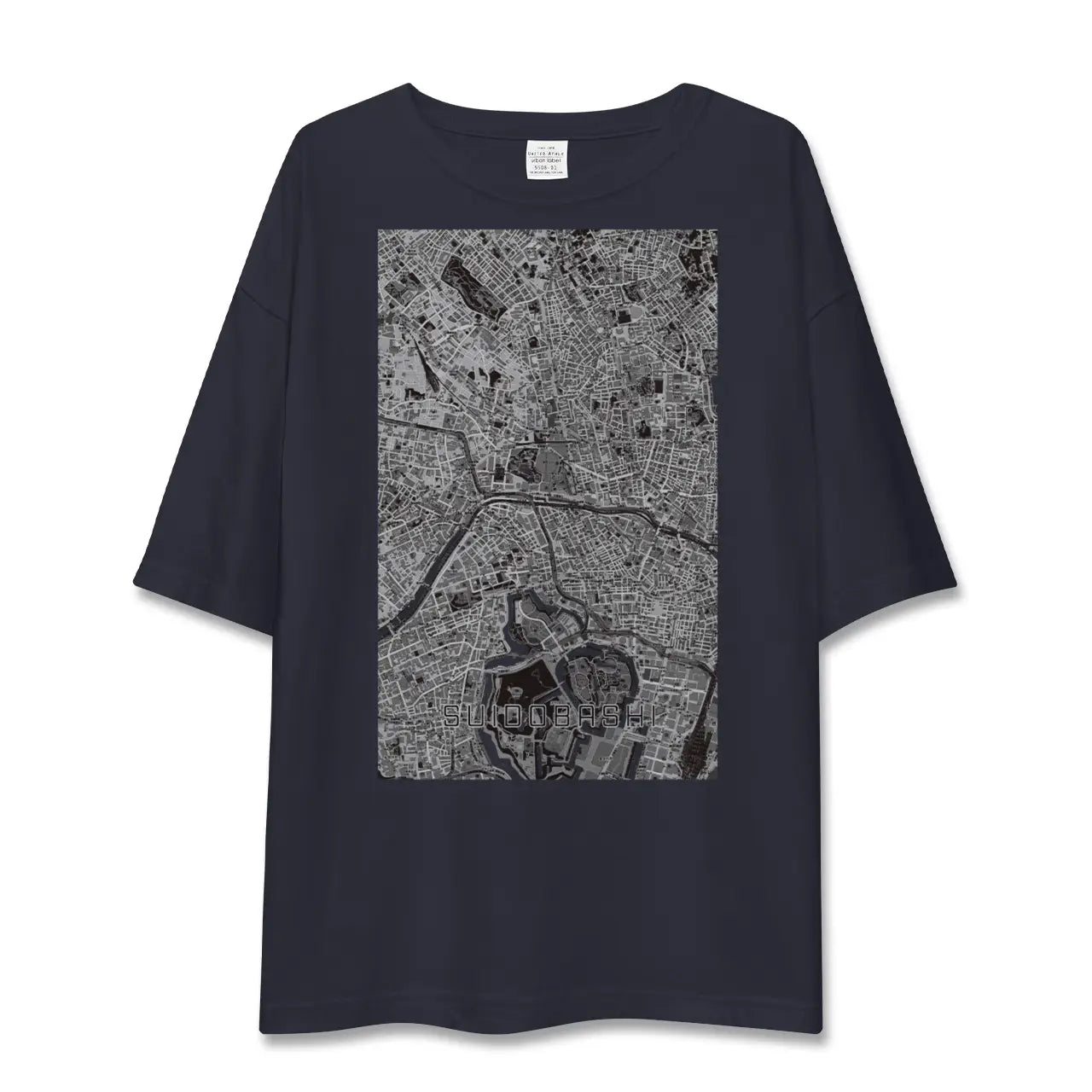 【水道橋(東京都)】地図柄ビッグシルエットTシャツ