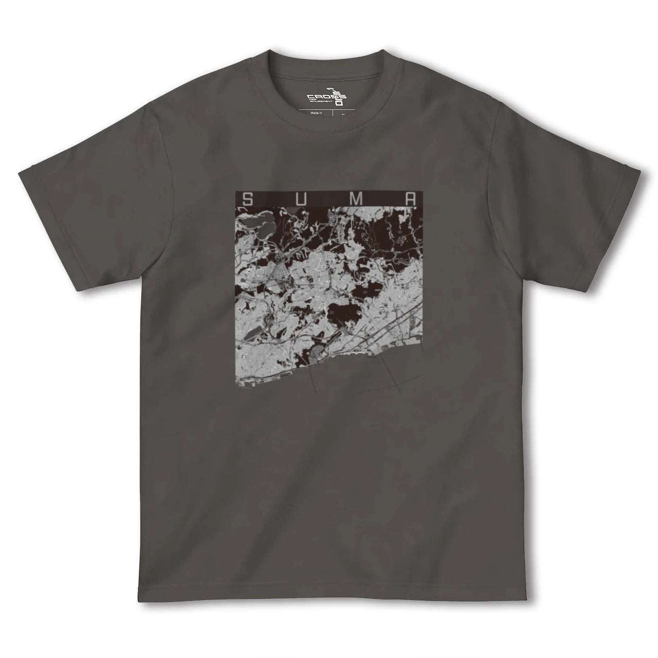 【須磨(兵庫県)】地図柄ヘビーウェイトTシャツ