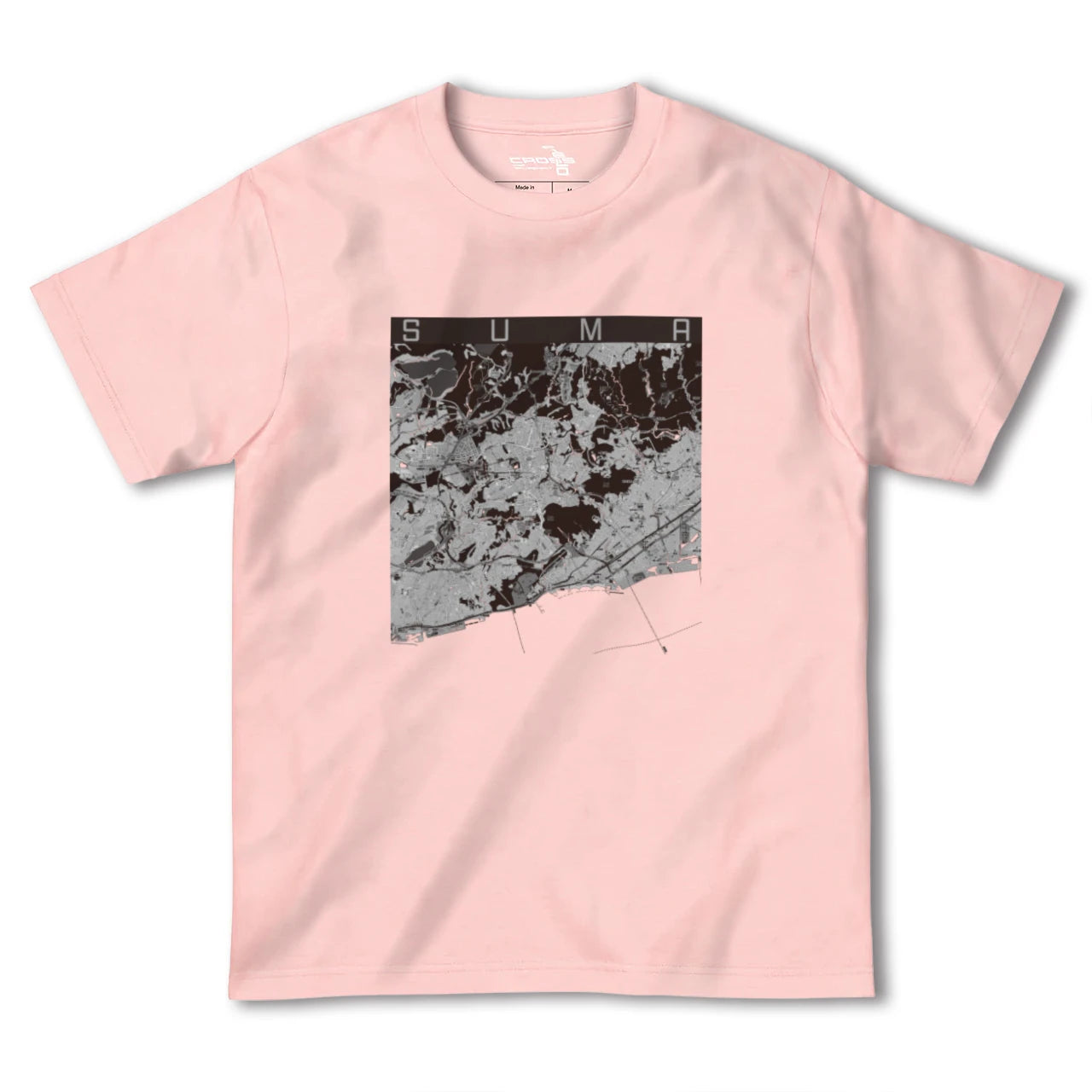【須磨(兵庫県)】地図柄ヘビーウェイトTシャツ