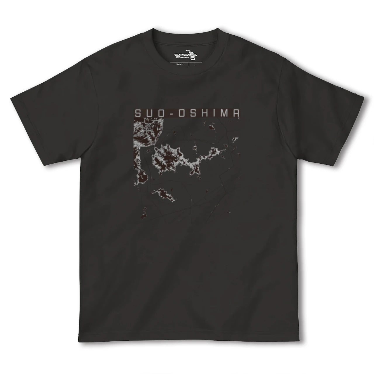 【周防大島(山口県)】地図柄ヘビーウェイトTシャツ