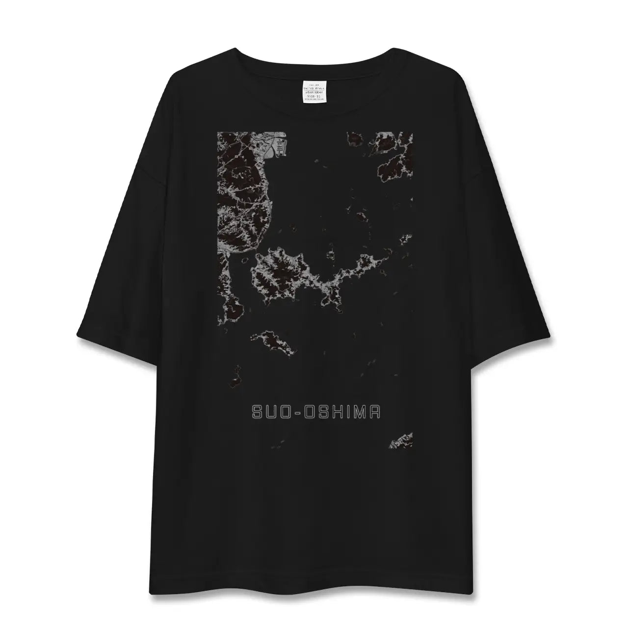 【周防大島(山口県)】地図柄ビッグシルエットTシャツ