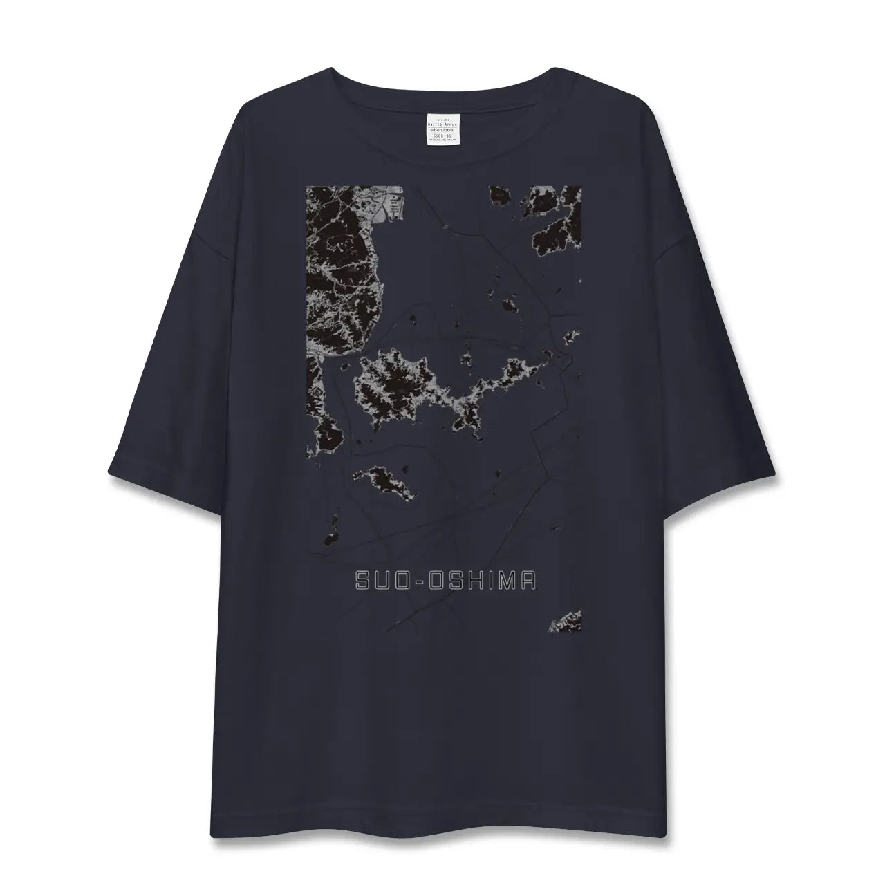 【周防大島(山口県)】地図柄ビッグシルエットTシャツ