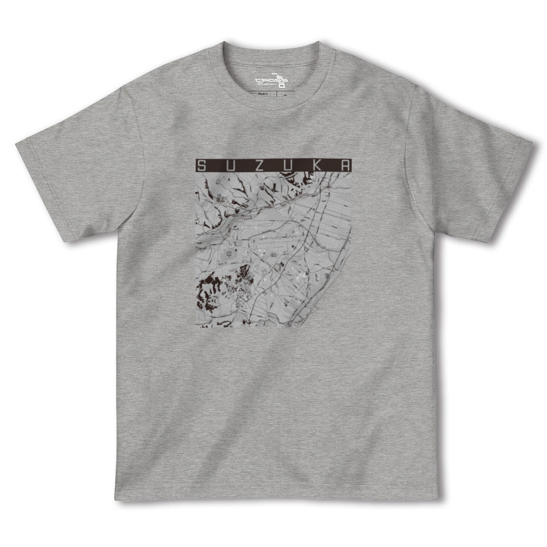 【鈴鹿(三重県)】地図柄ヘビーウェイトTシャツ