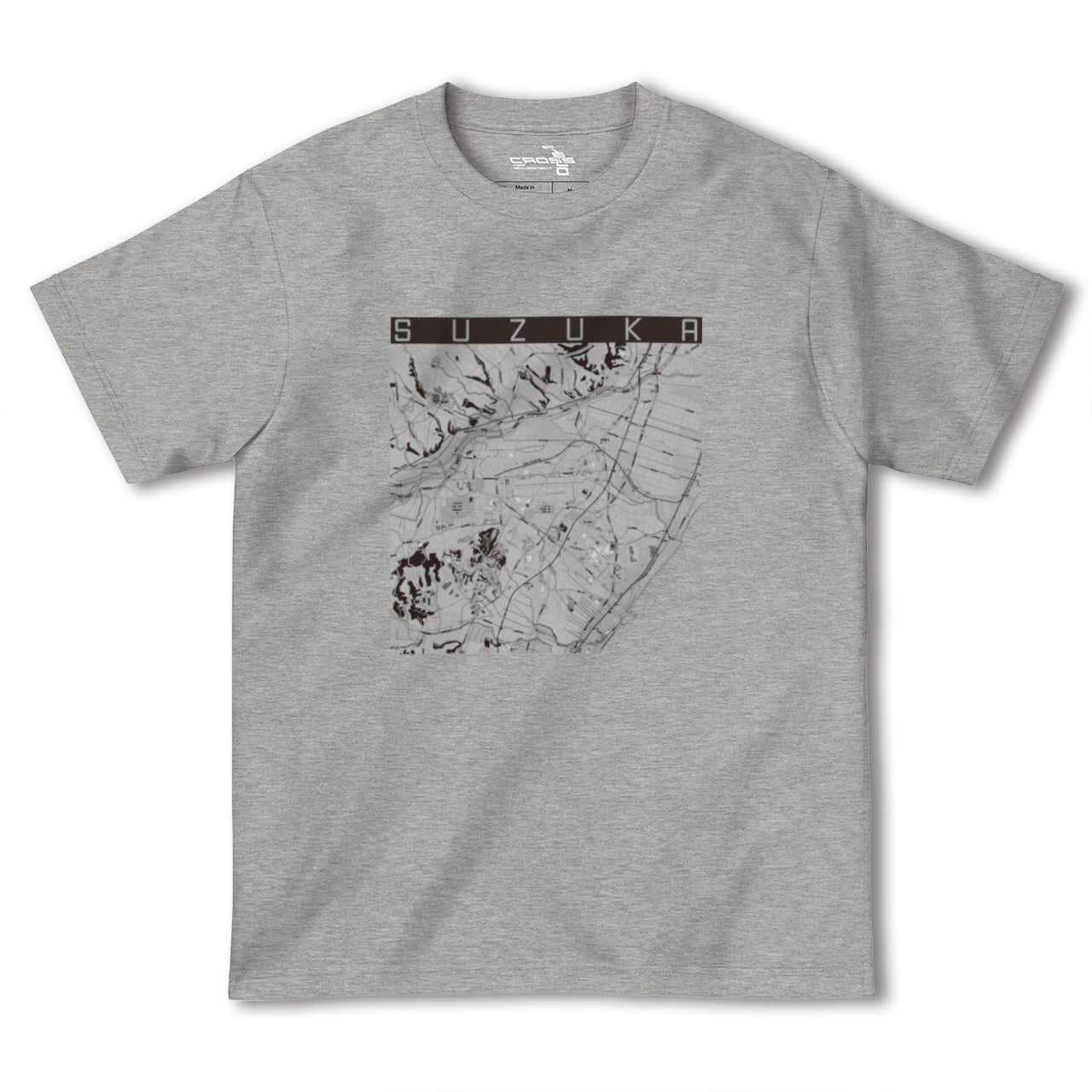 【鈴鹿(三重県)】地図柄ヘビーウェイトTシャツ