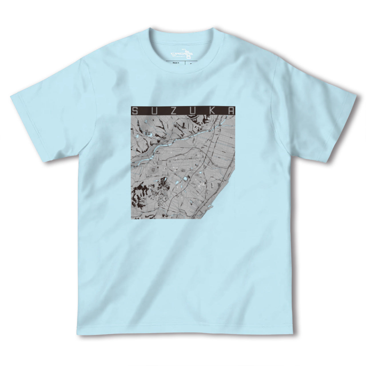 【鈴鹿(三重県)】地図柄ヘビーウェイトTシャツ