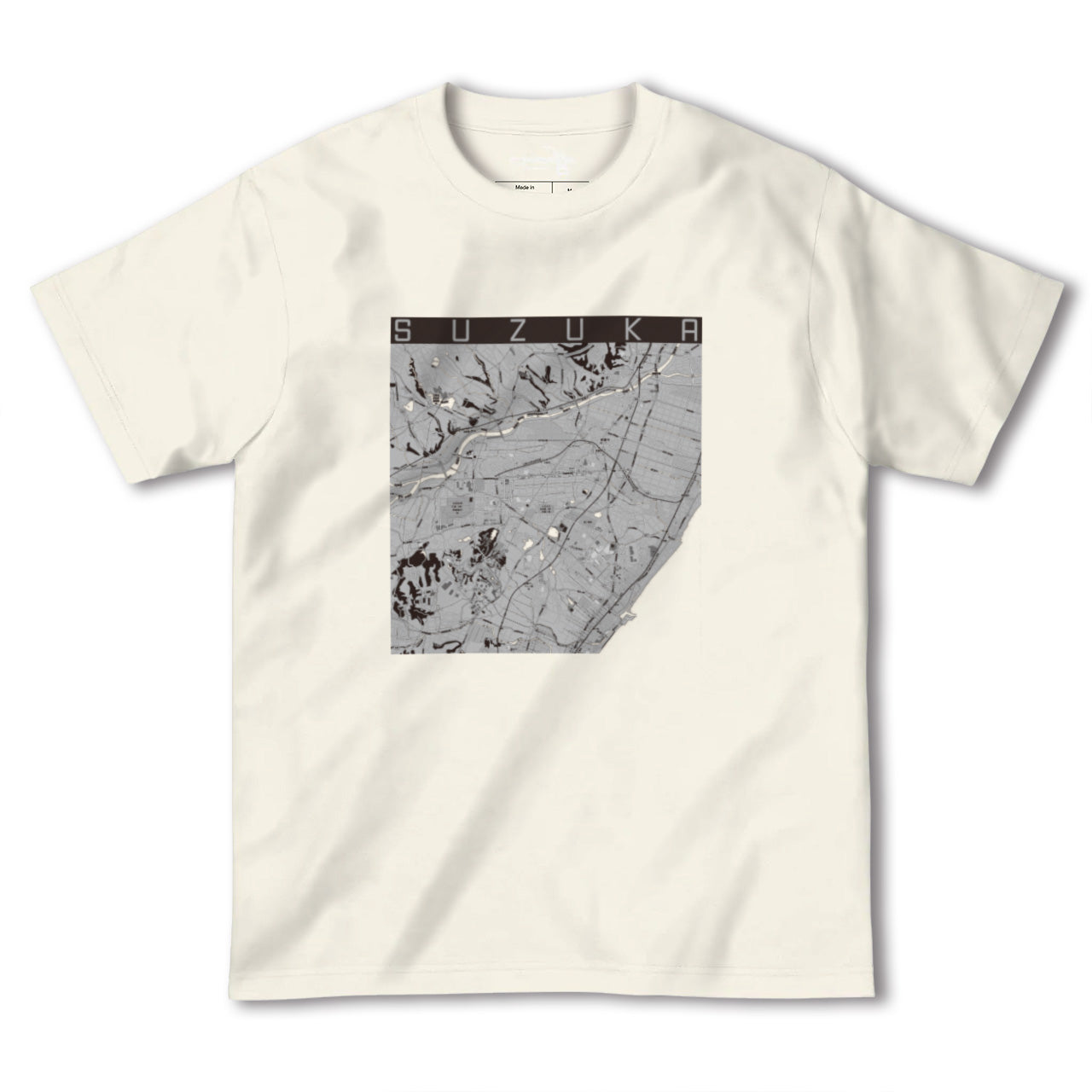 【鈴鹿(三重県)】地図柄ヘビーウェイトTシャツ