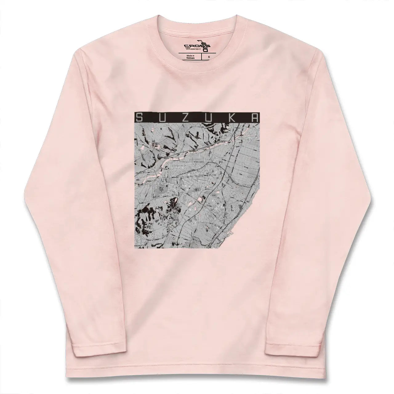 【鈴鹿(三重県)】地図柄ロングスリーブTシャツ
