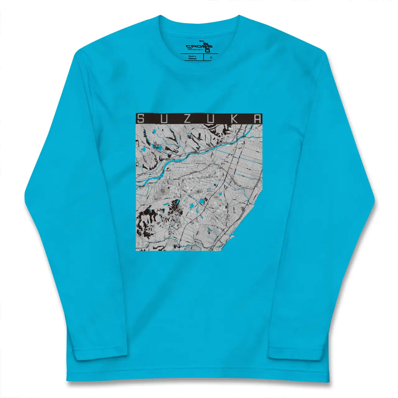 【鈴鹿(三重県)】地図柄ロングスリーブTシャツ