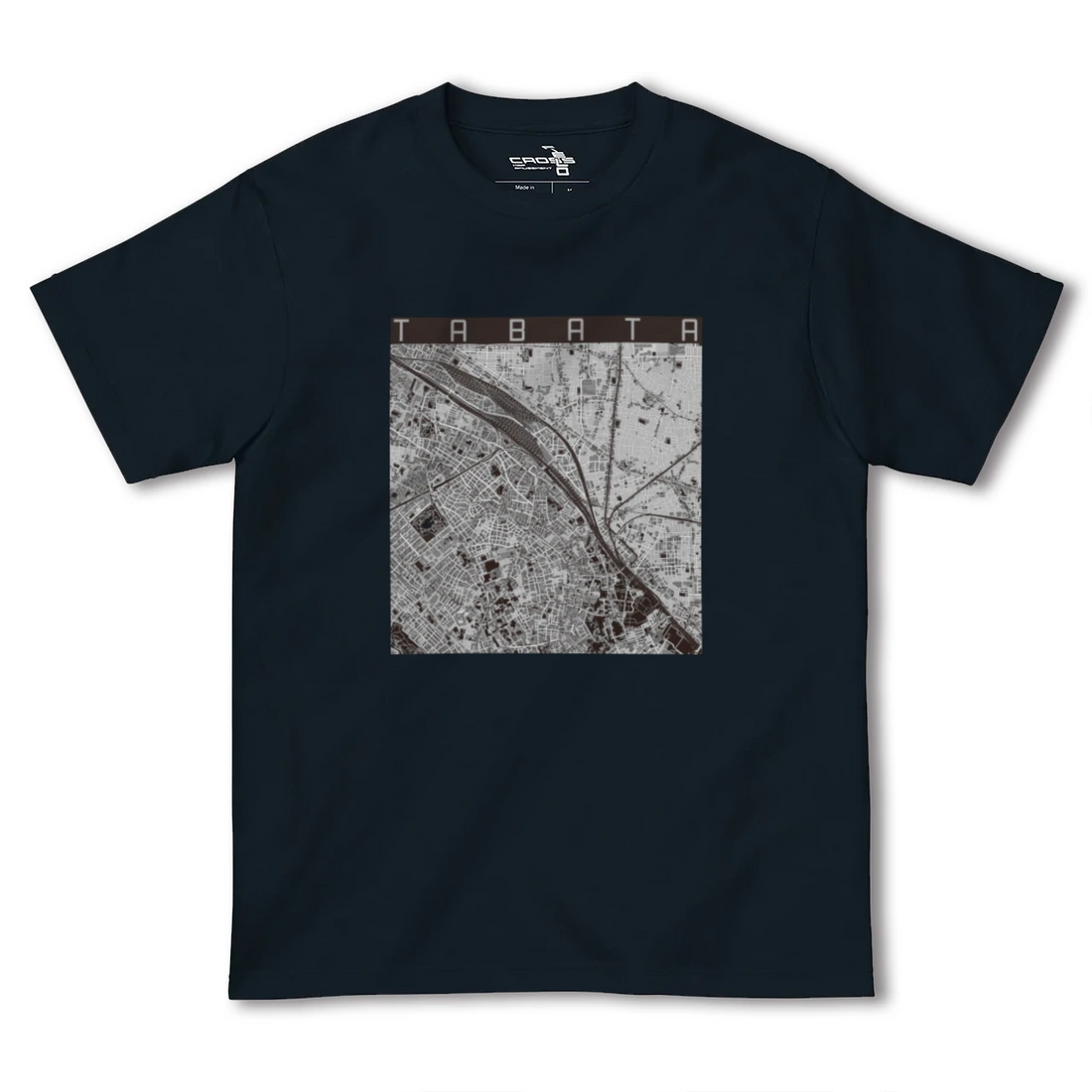 【田端(東京都)】地図柄ヘビーウェイトTシャツ