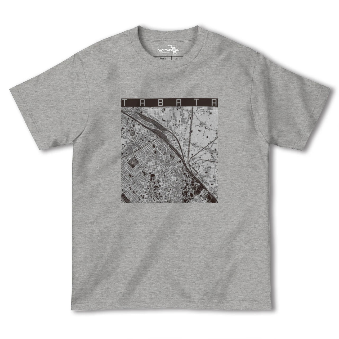 【田端(東京都)】地図柄ヘビーウェイトTシャツ