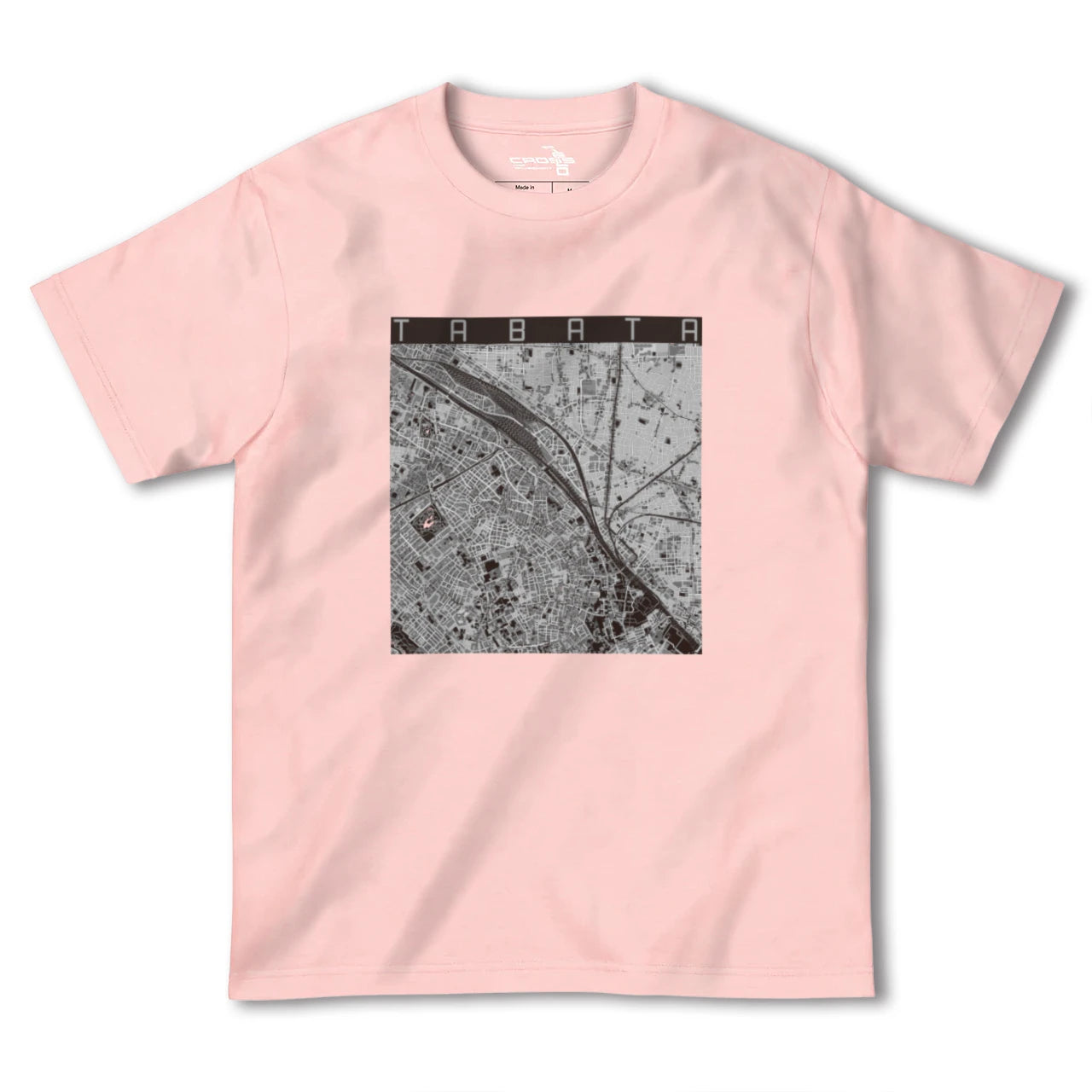 【田端(東京都)】地図柄ヘビーウェイトTシャツ