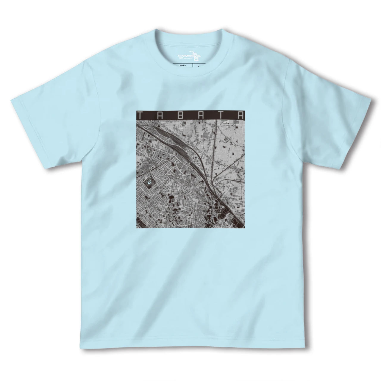 【田端(東京都)】地図柄ヘビーウェイトTシャツ